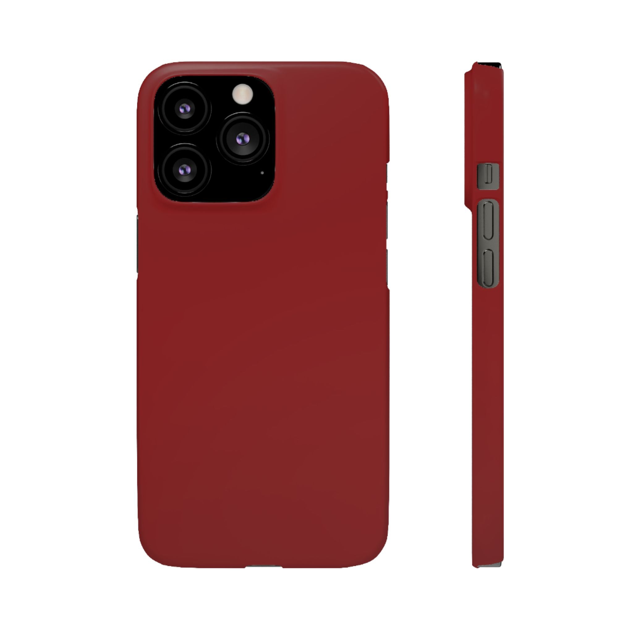 Dark Red Snap Phone Case