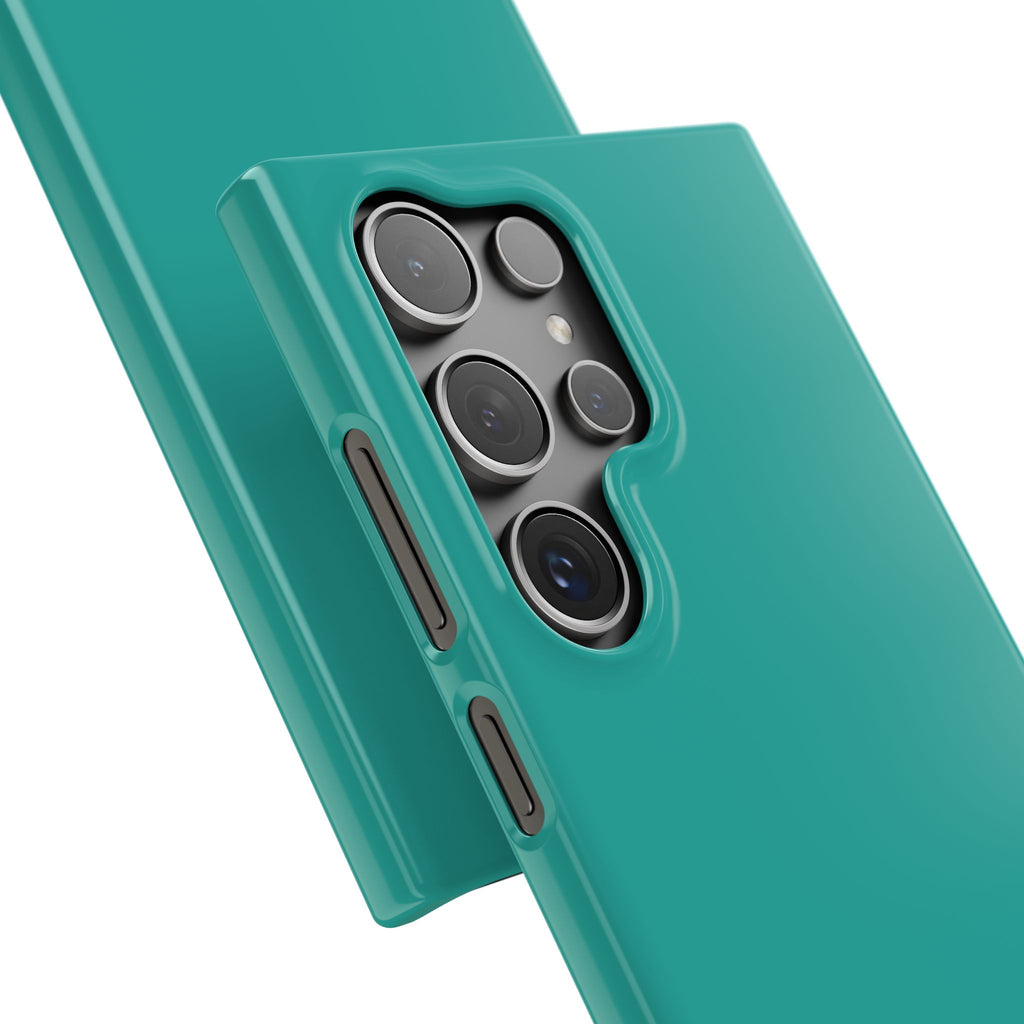 Teal Snap Phone Case