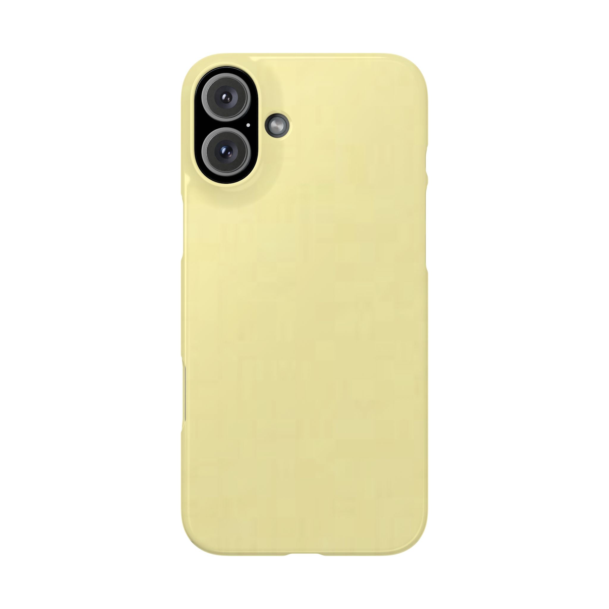 Pale Yellow Snap Phone Case