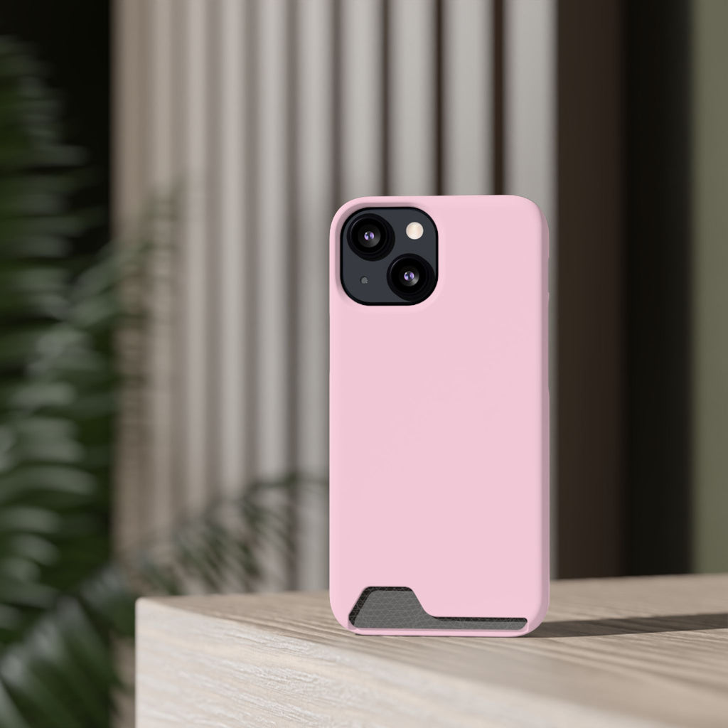 Pale Pink Card-Holder Phone Case