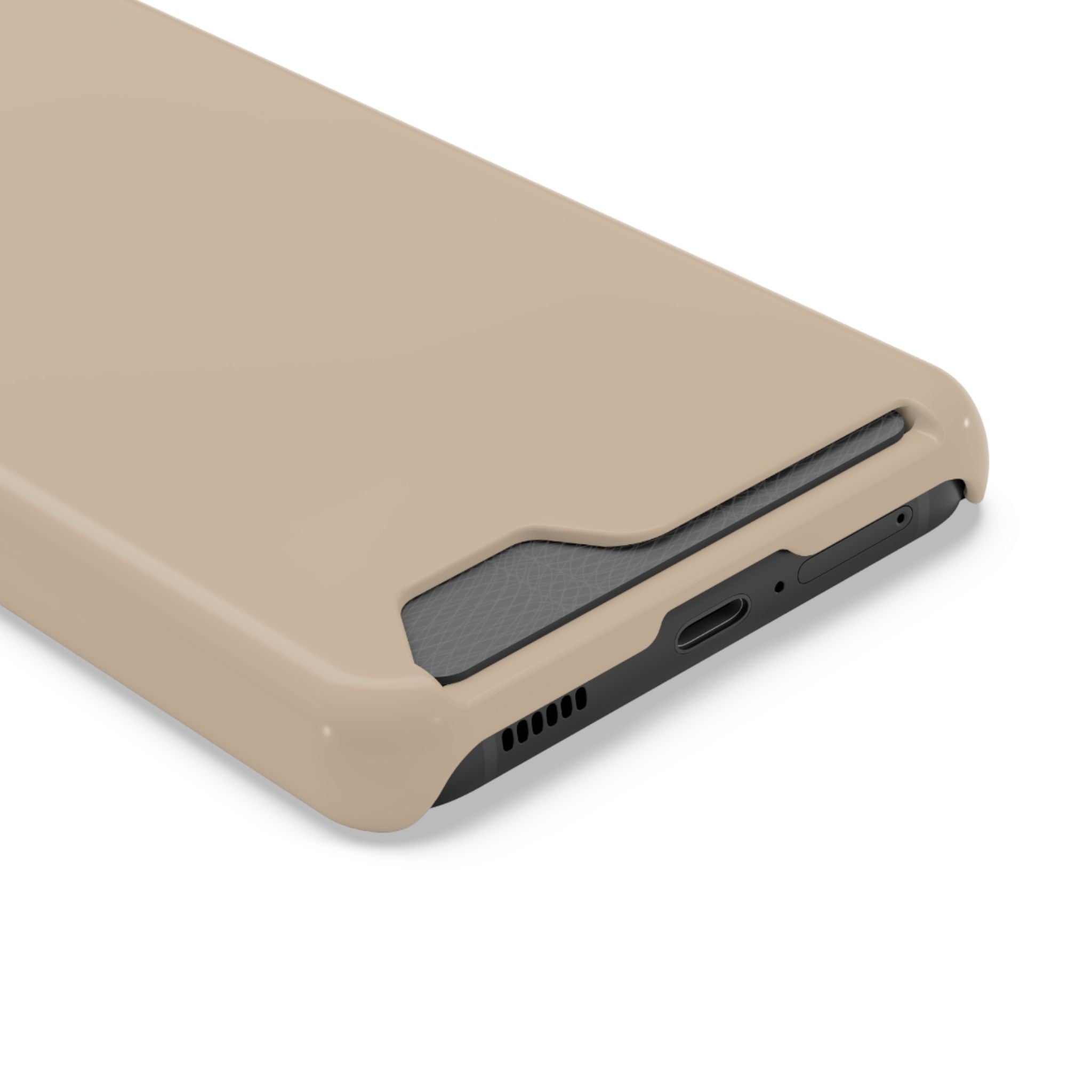 Beige Card-Holder Phone Case