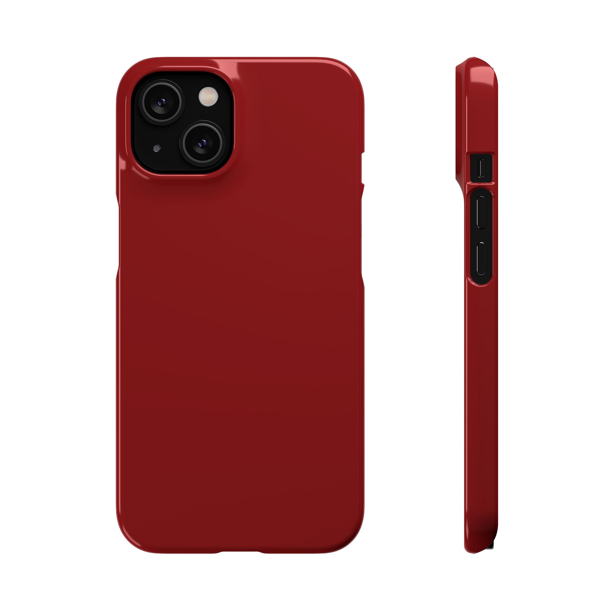 Dark Red Snap Phone Case