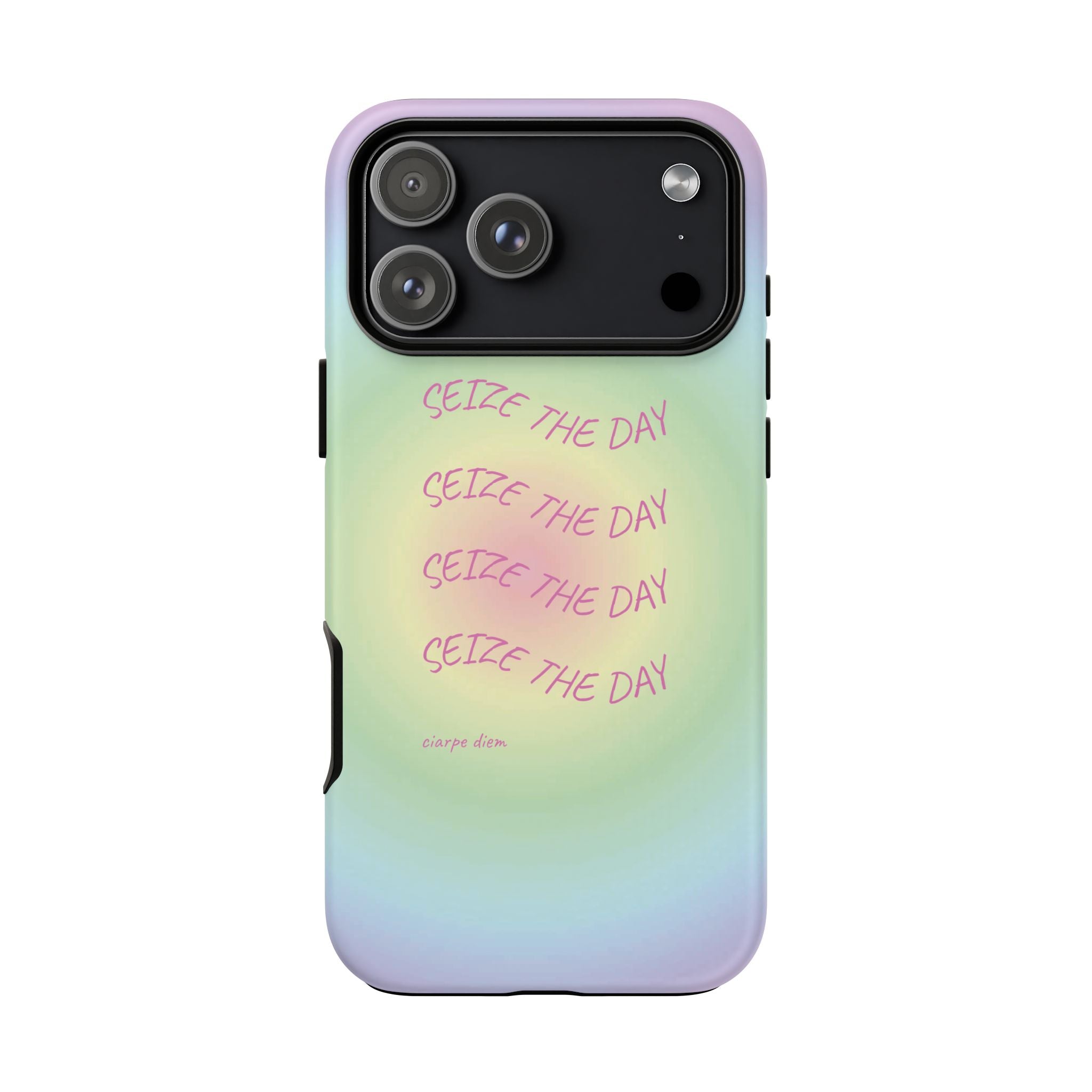 Bermuda Halo Seize The Day Pastel Gradient Tough Phone Case