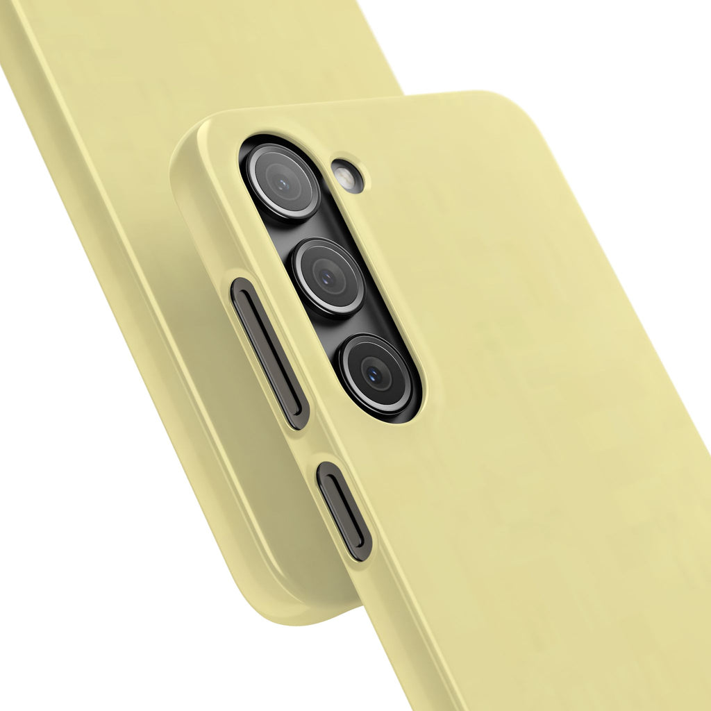 Pale Yellow Snap Phone Case