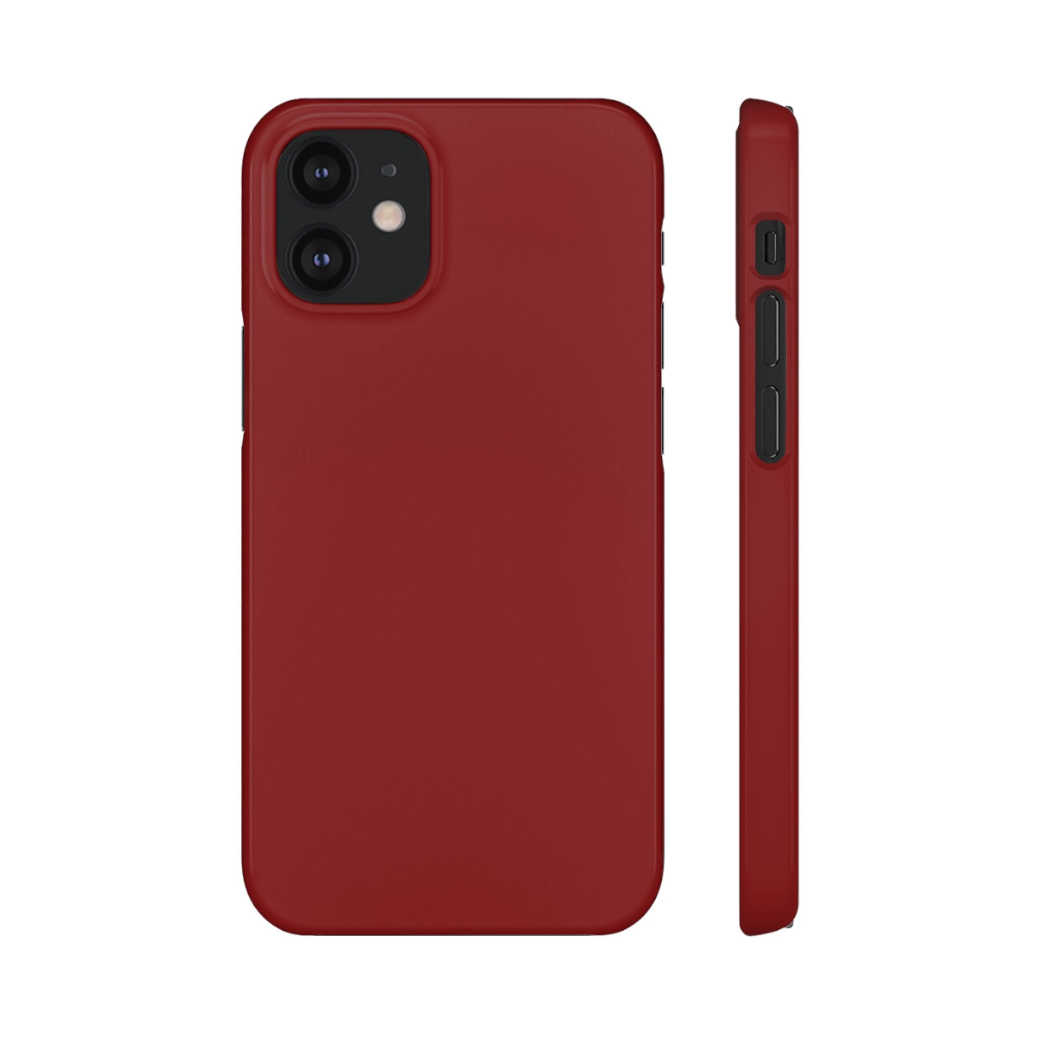 Dark Red Snap Phone Case