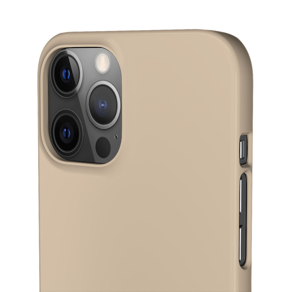Beige Snap Phone Case
