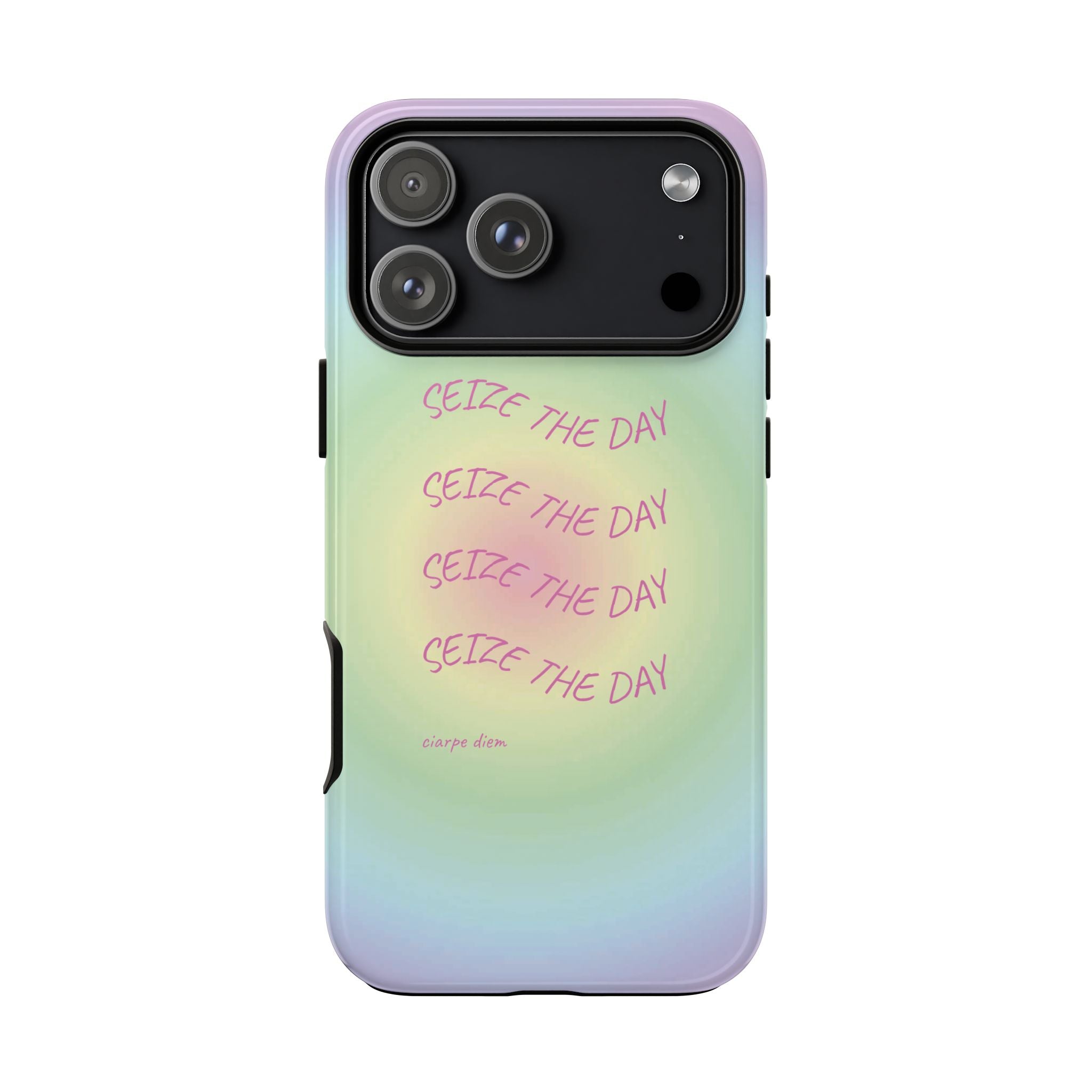 Bermuda Halo Seize The Day Pastel Gradient Tough Phone Case