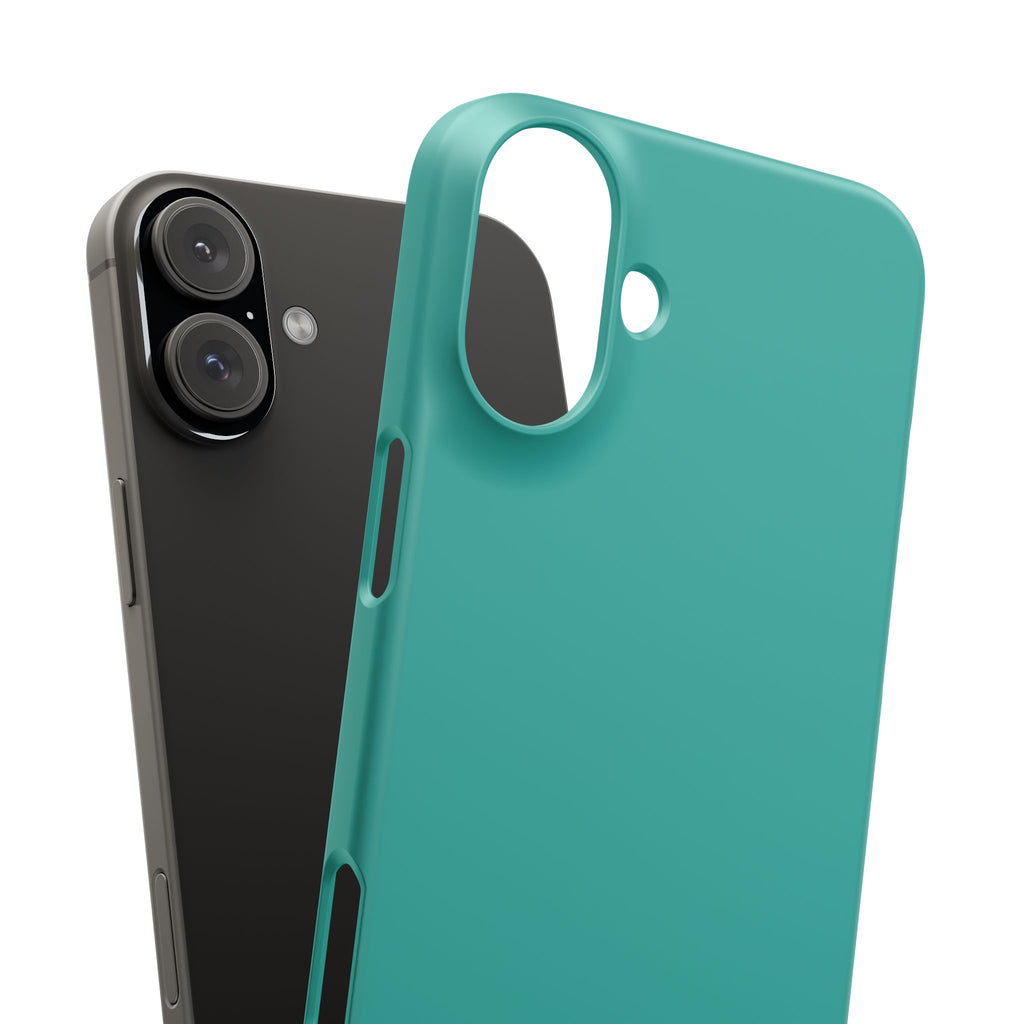 Teal Snap Phone Case