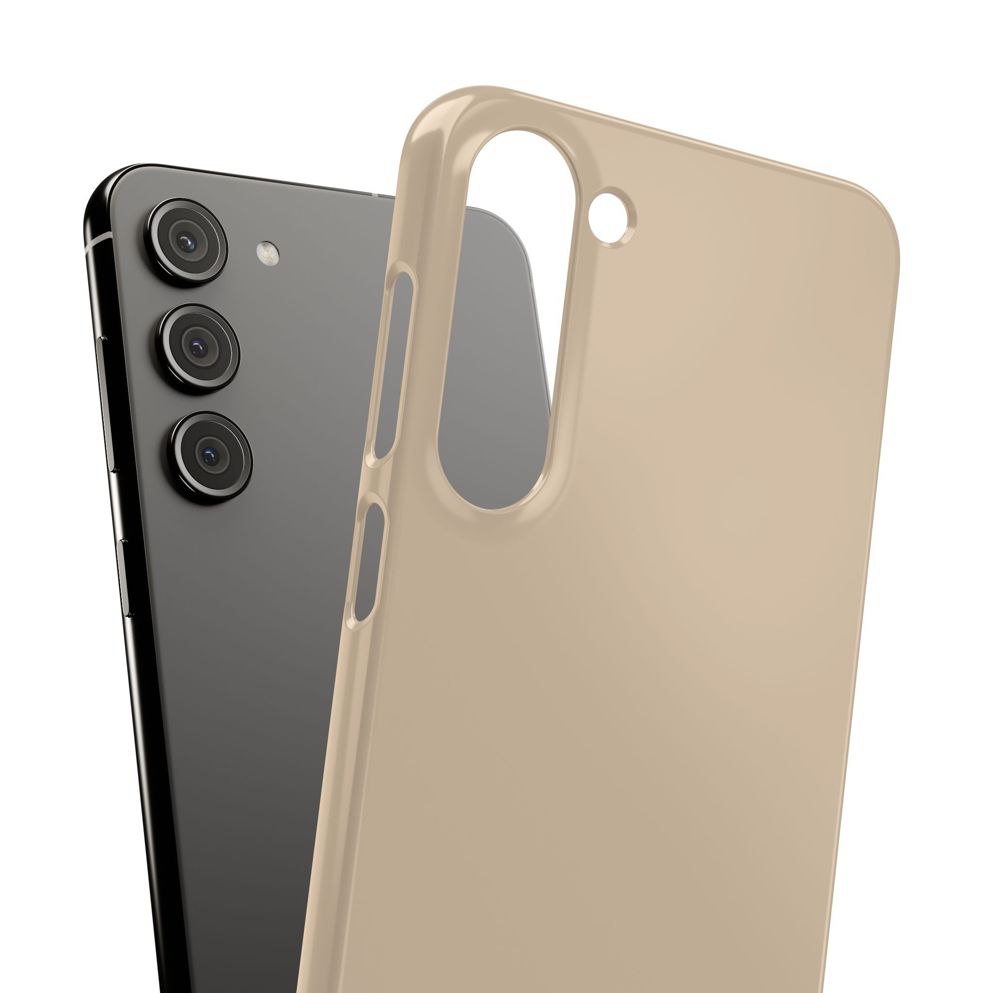 Beige Snap Phone Case