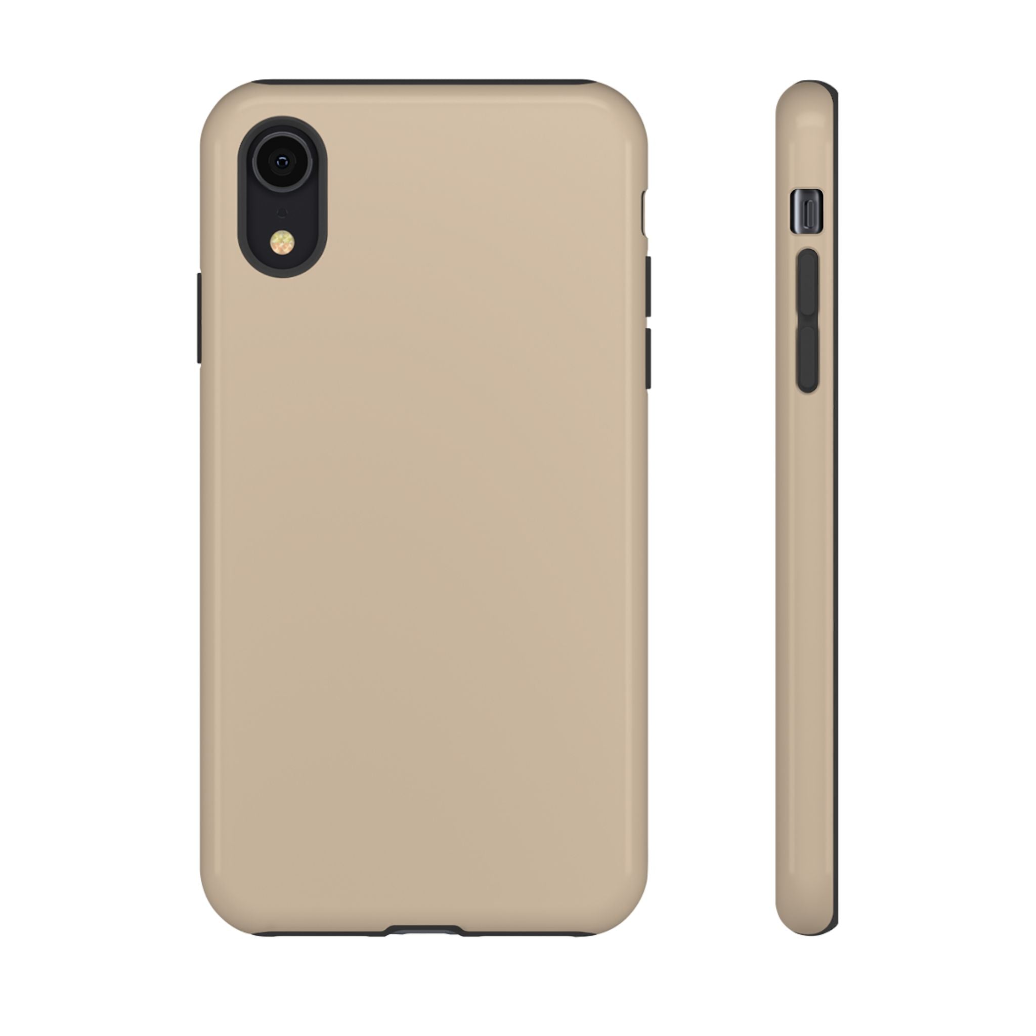 Beige Protective Phone Case