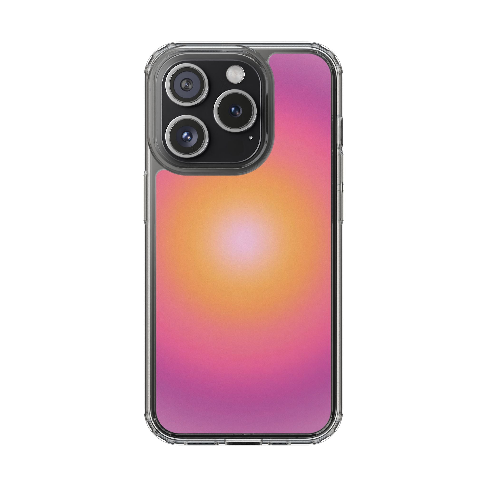 Sunset Gradient Clear Protective Cover