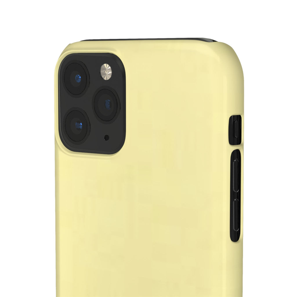 Pale Yellow Snap Phone Case