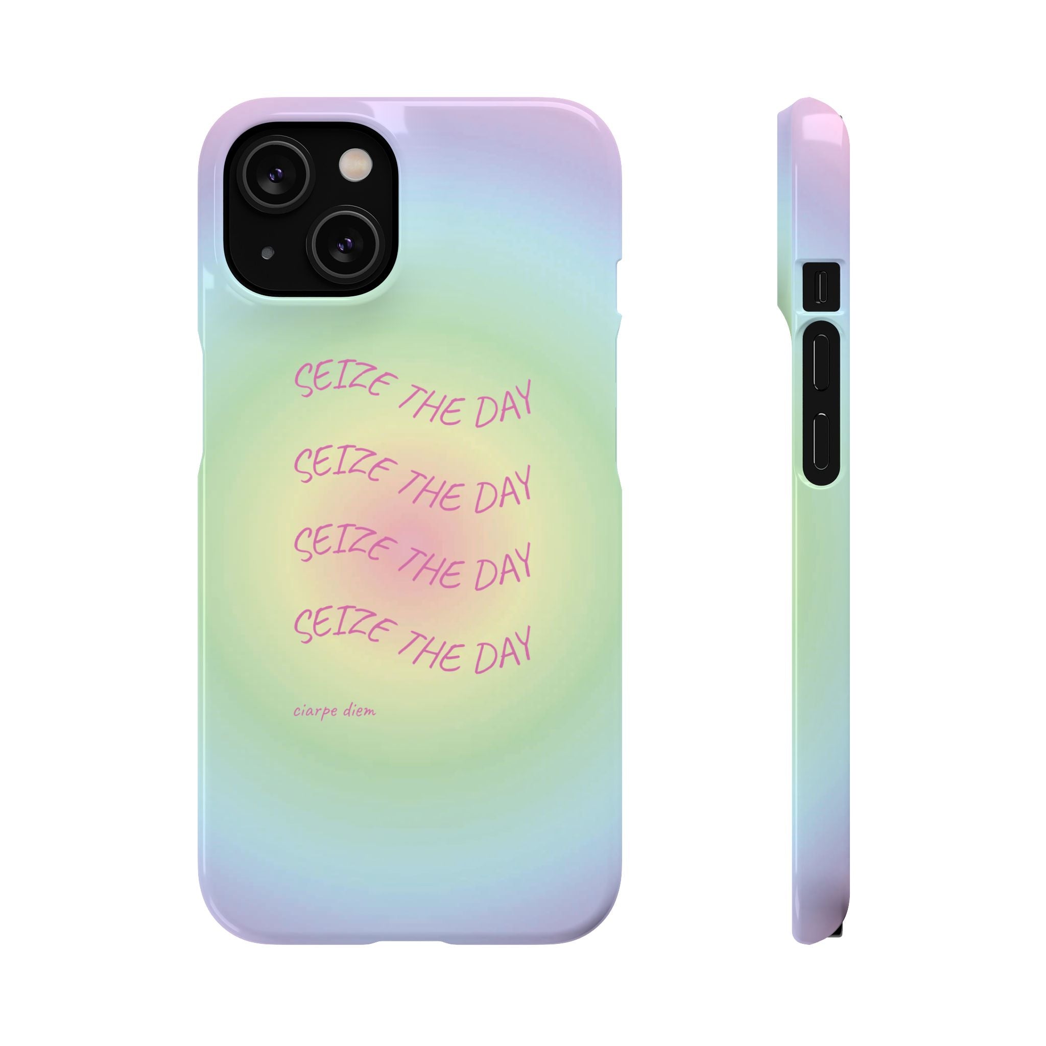 Carpe Diem Bermuda Halo Gradient Snap Phone Case