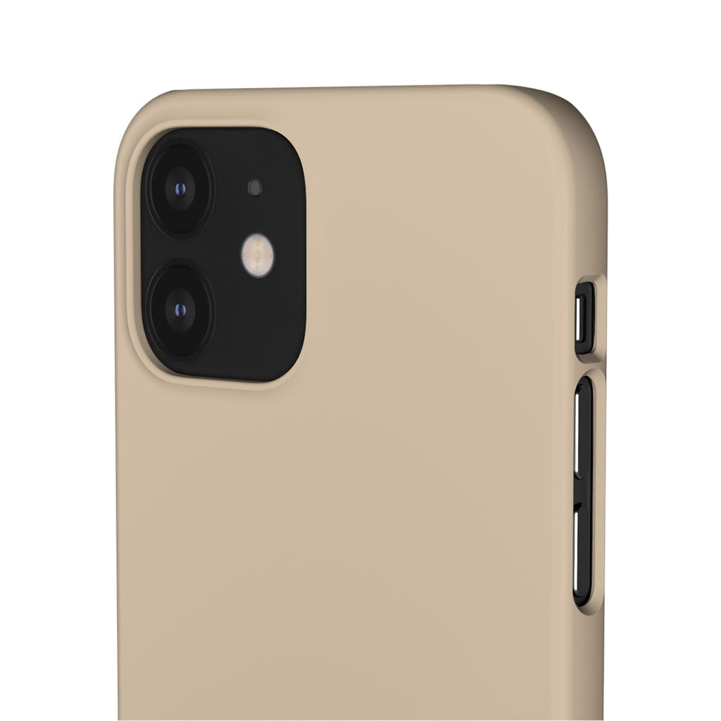 Beige Snap Phone Case