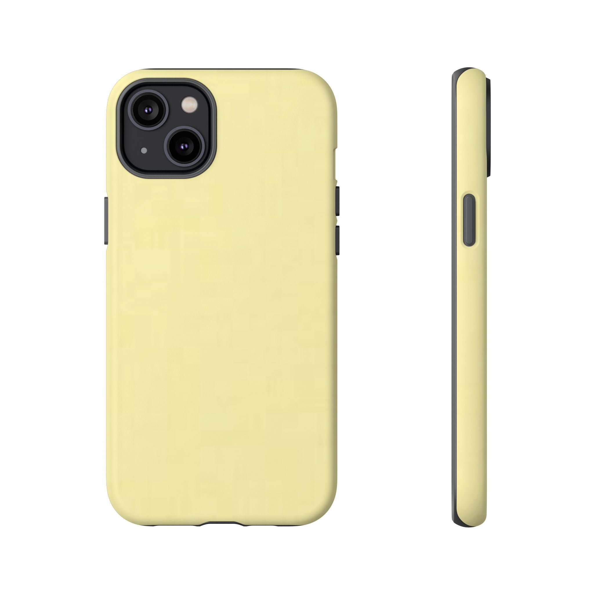 Pale Yellow Protective Phone Case