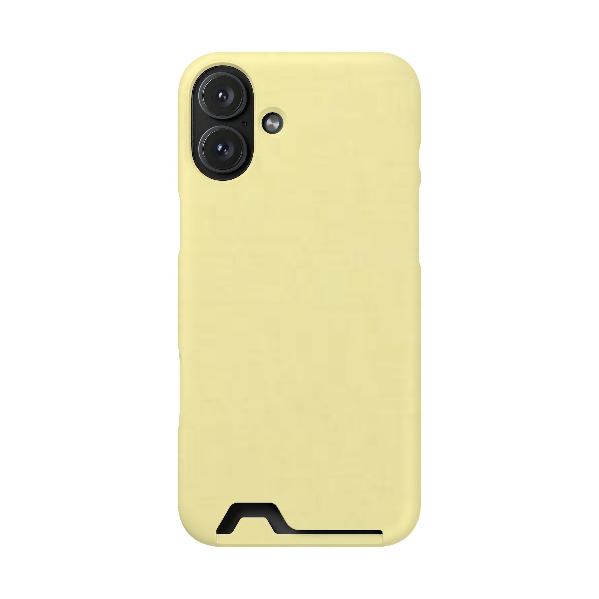 Pale Yellow Card-Holder Phone Case