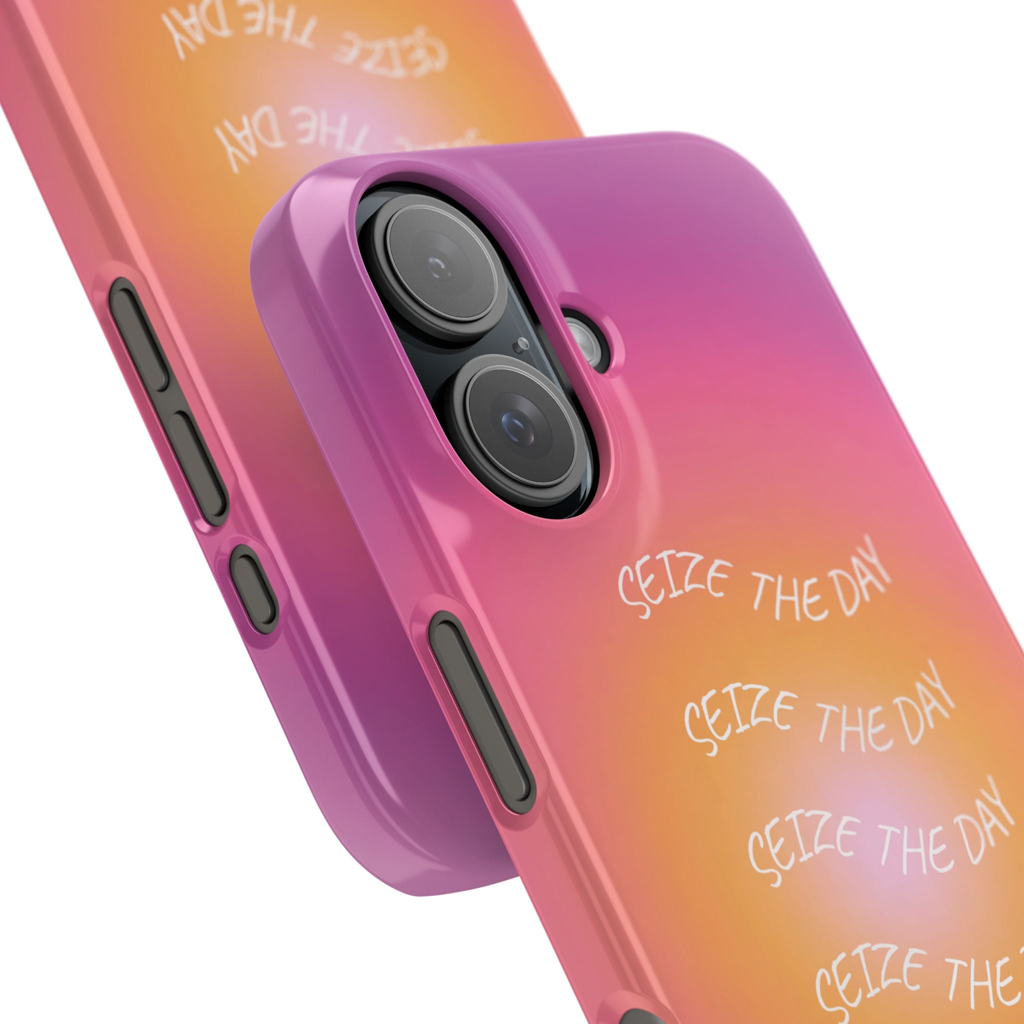 Carpe Diem Sunburst Gradient Snap Phone Case