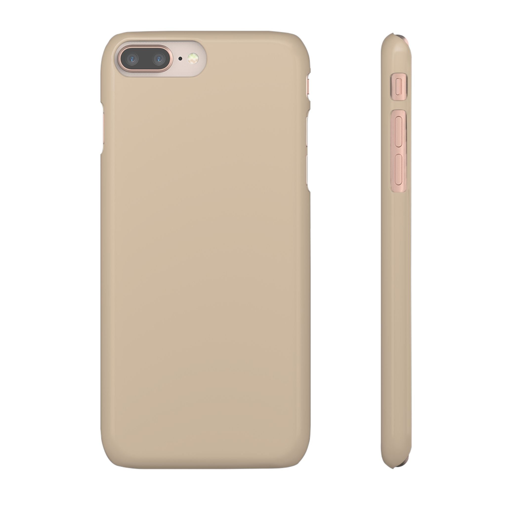 Beige Snap Phone Case