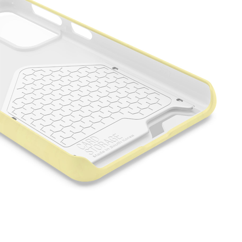 Pale Yellow Card-Holder Phone Case