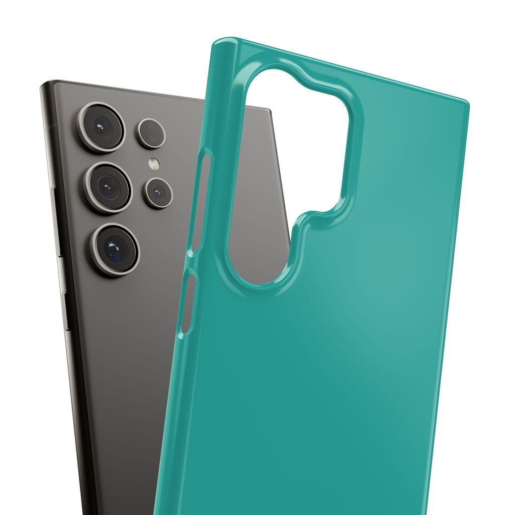 Teal Snap Phone Case