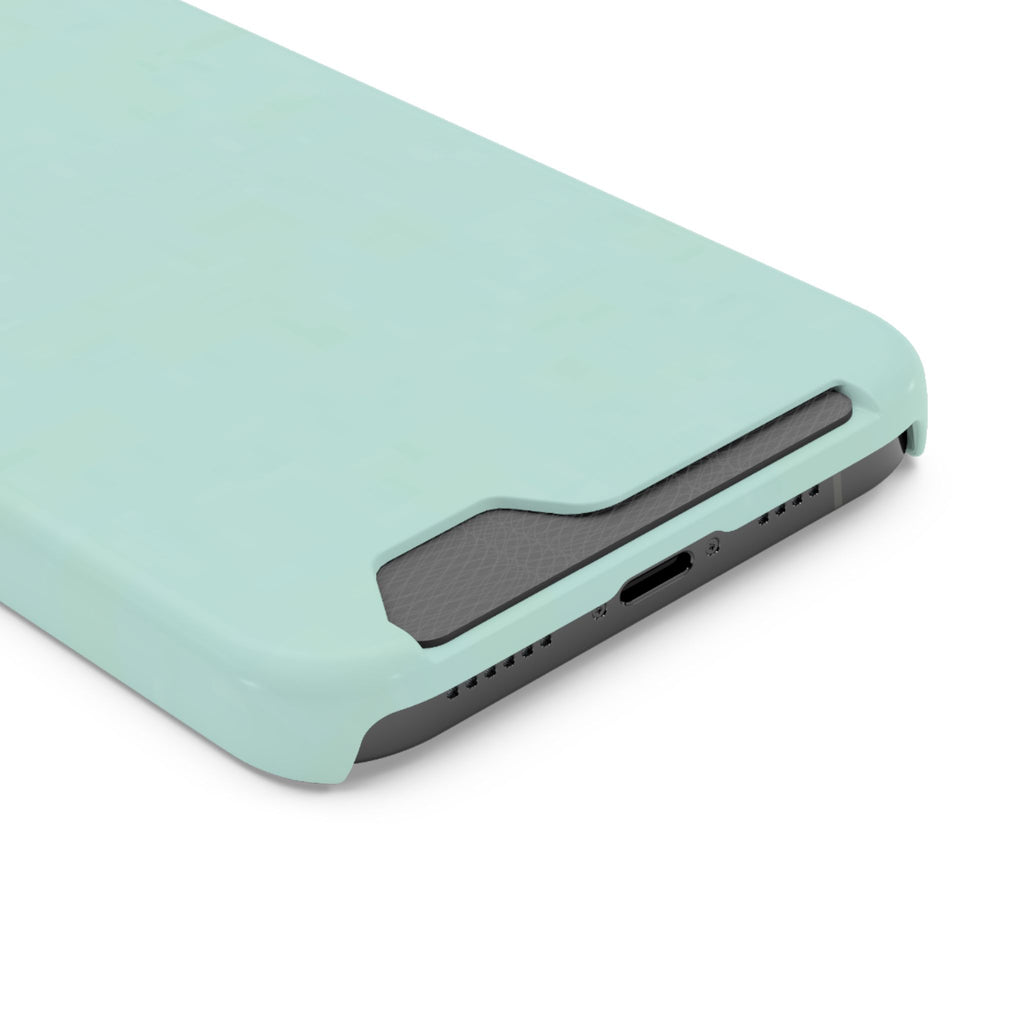 Light Mint Card Holder Phone Case