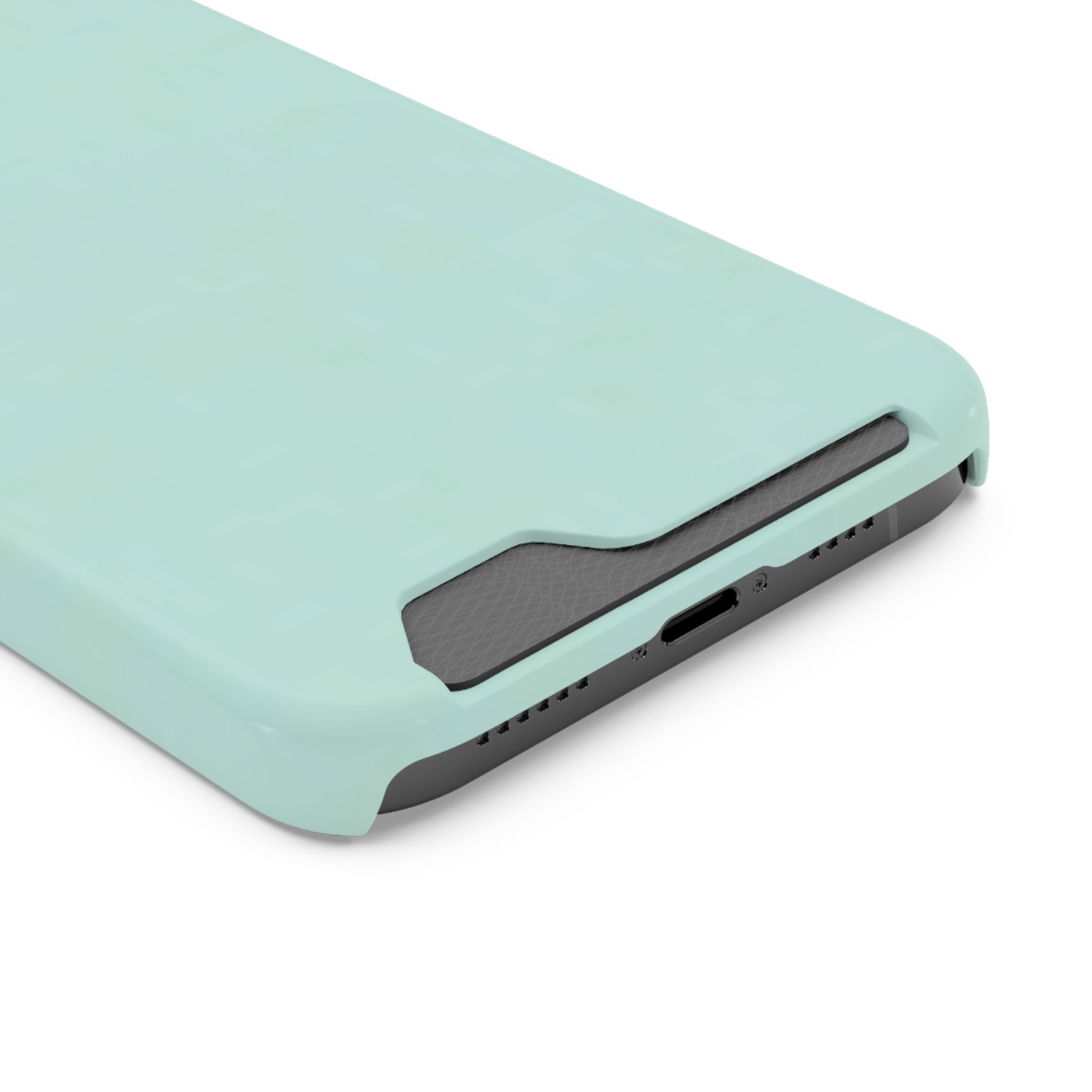 Light Mint Card Holder Phone Case