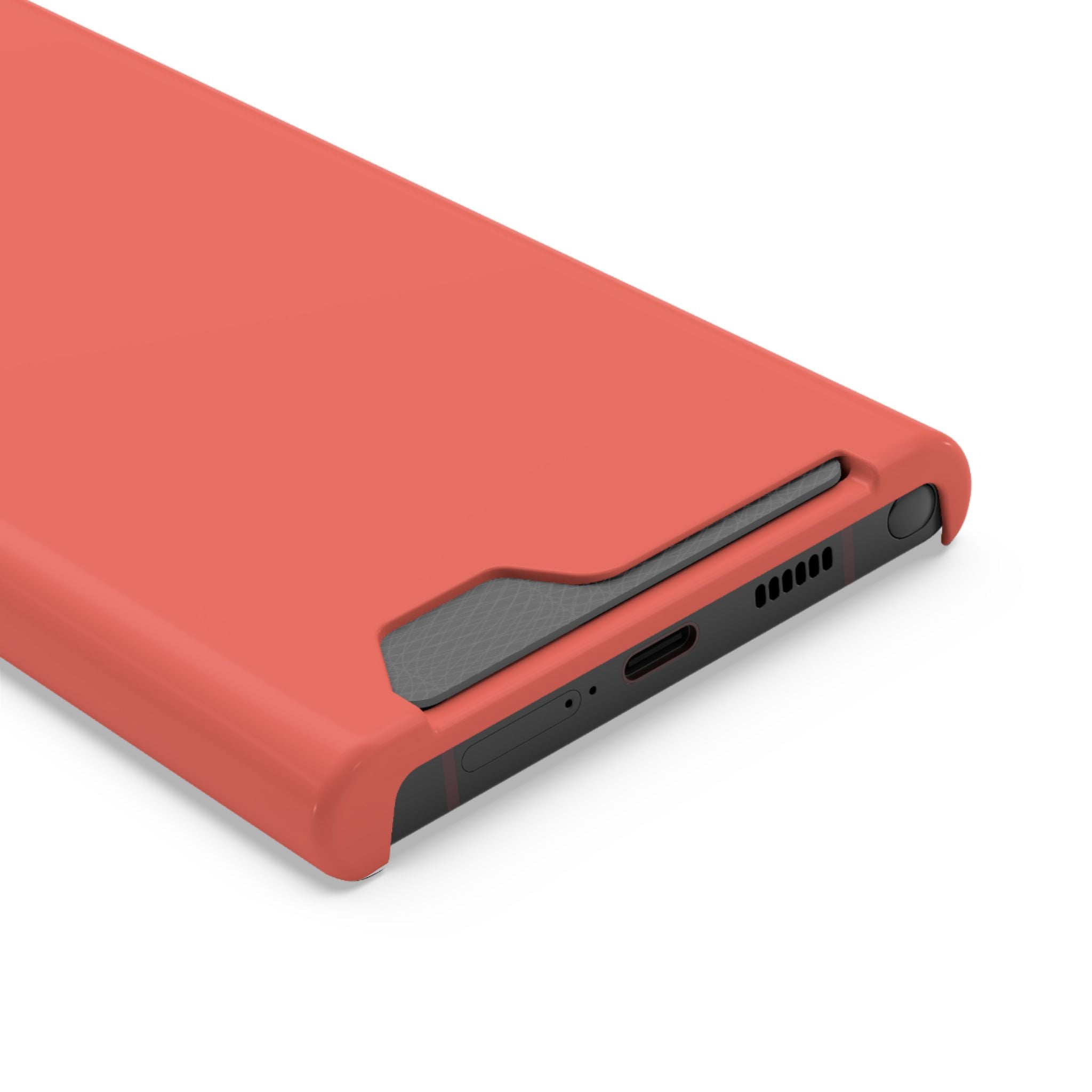 Coral Cardholder Phone Case