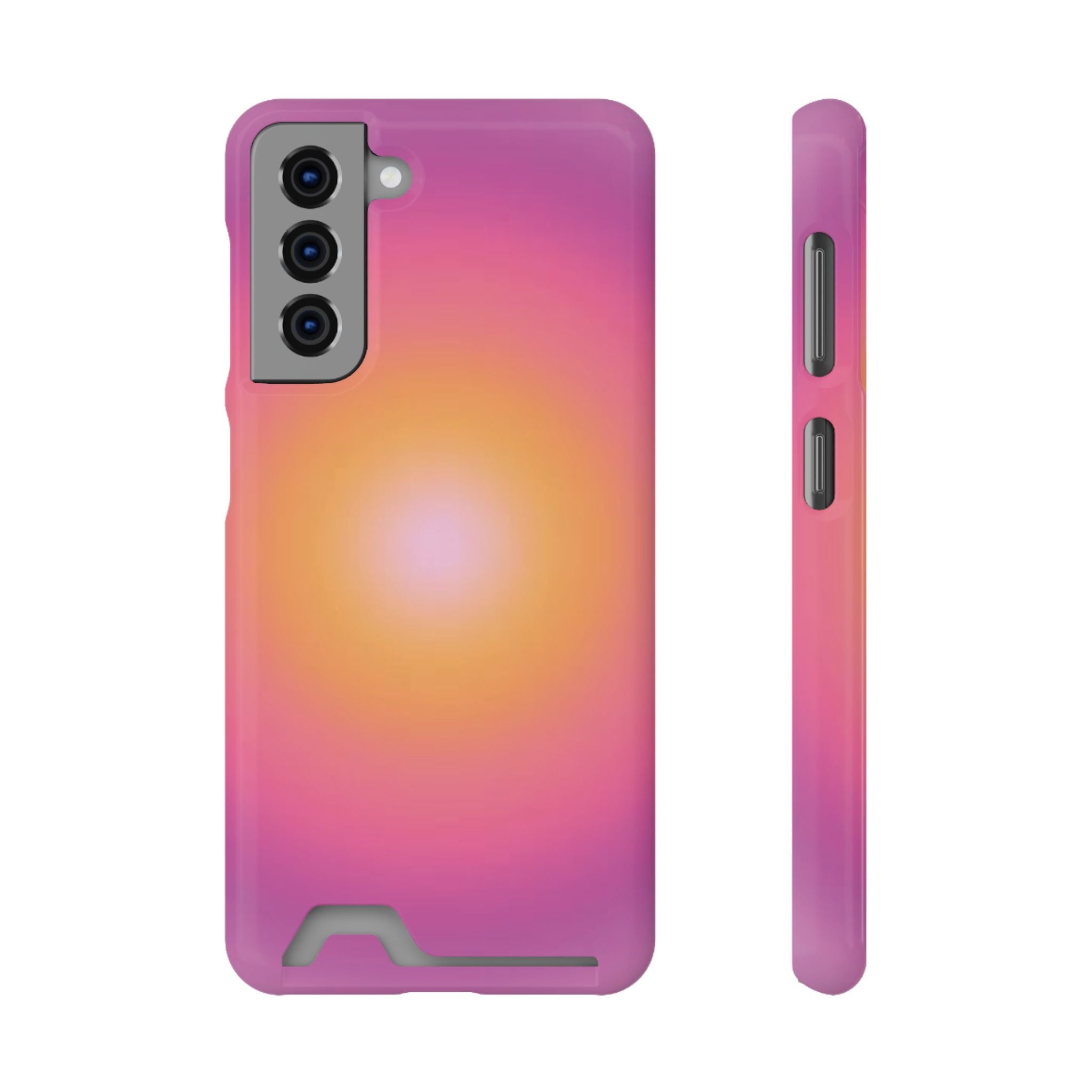 Sunset Gradient Phone Case with Card Holder
