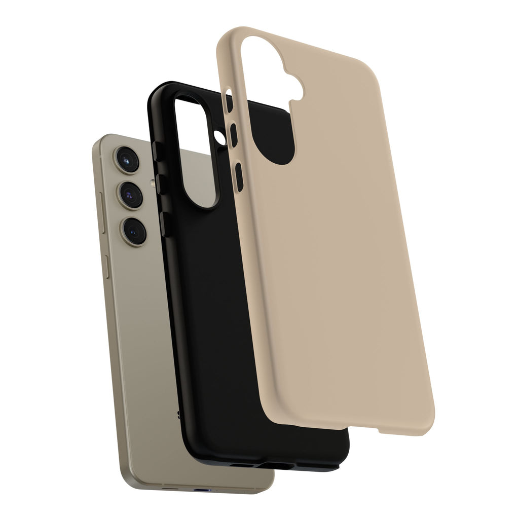 Beige Protective Phone Case