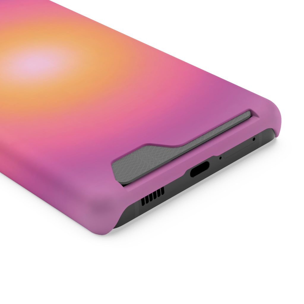 Sunset Gradient Phone Case with Card Holder