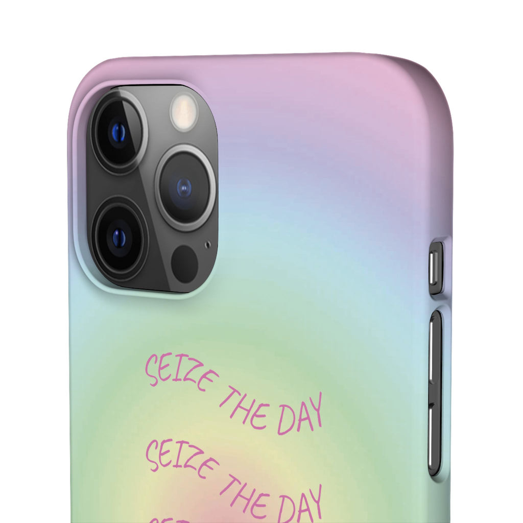 Carpe Diem Bermuda Halo Gradient Snap Phone Case