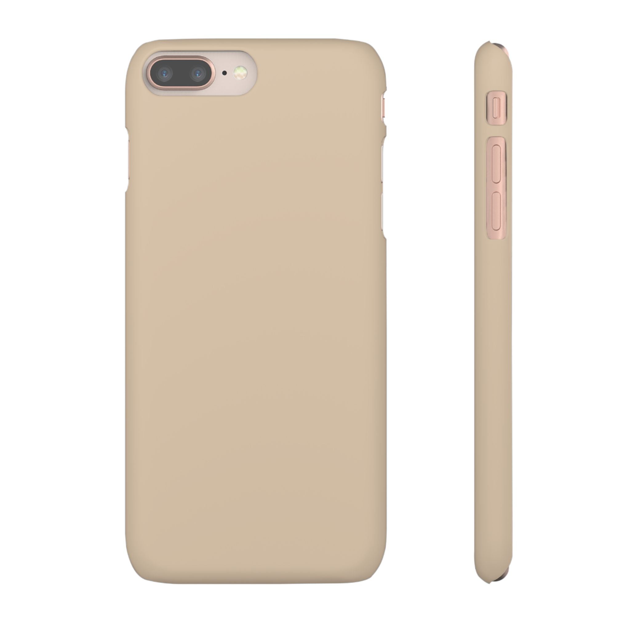 Beige Snap Phone Case