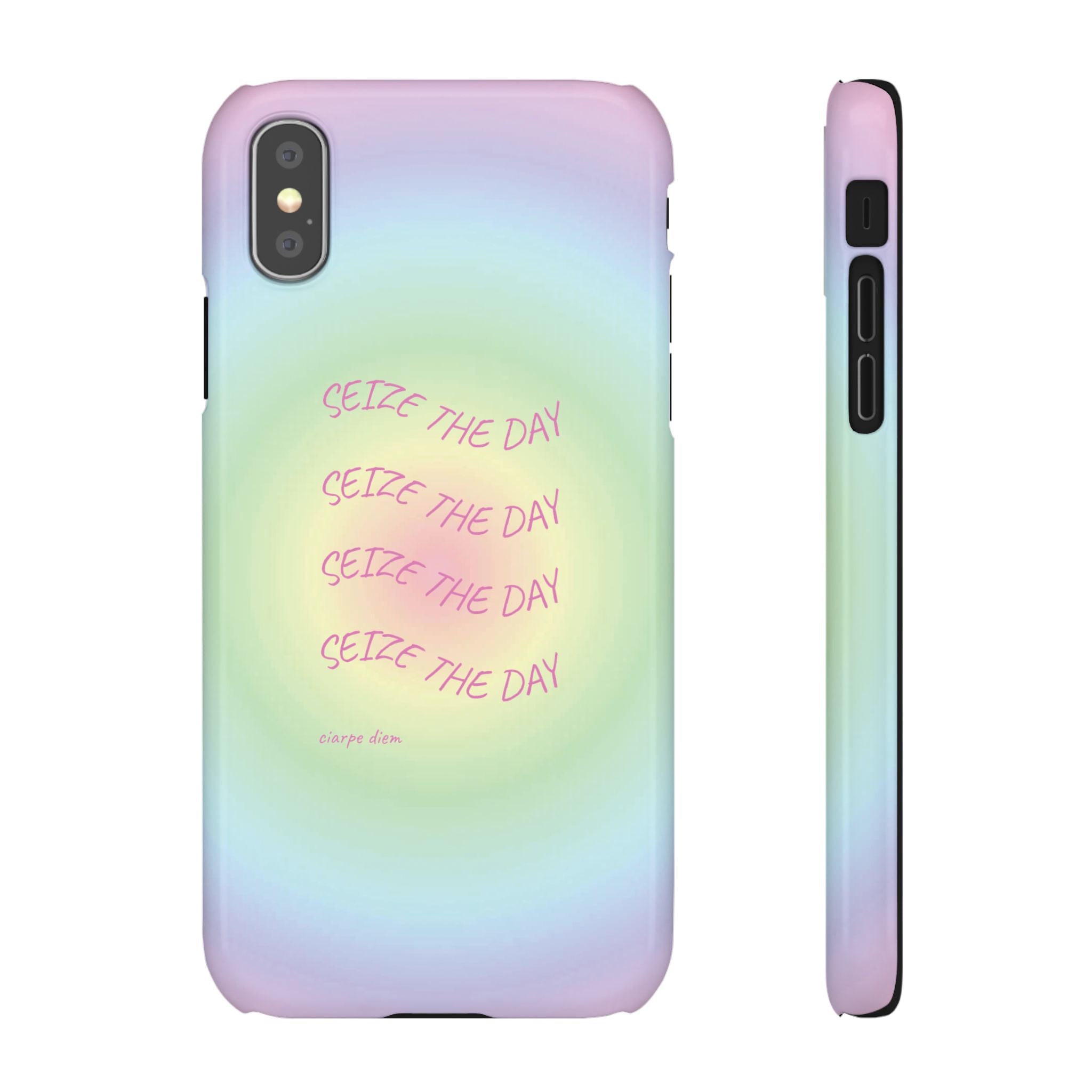 Carpe Diem Bermuda Halo Gradient Snap Phone Case
