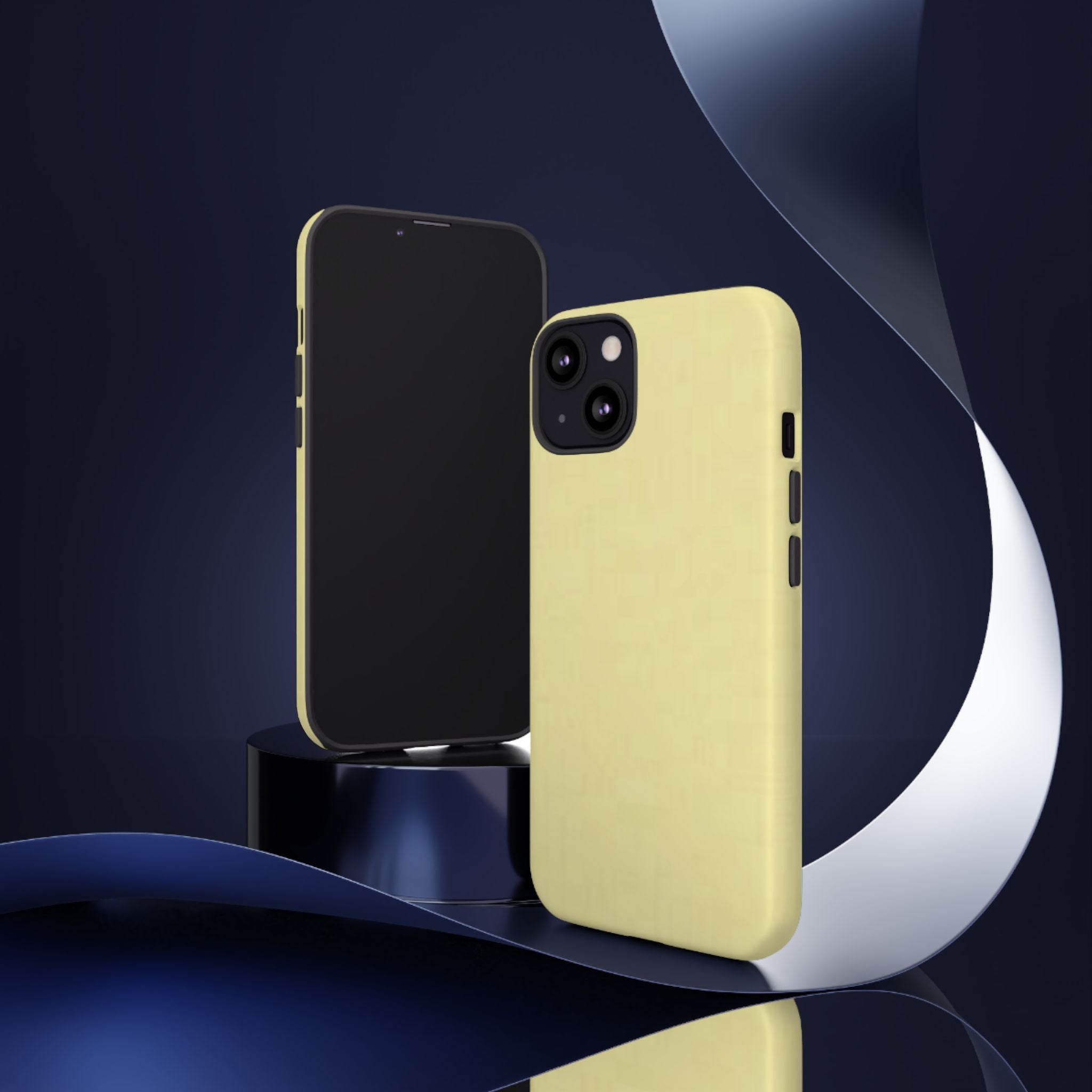 Pale Yellow Protective Phone Case