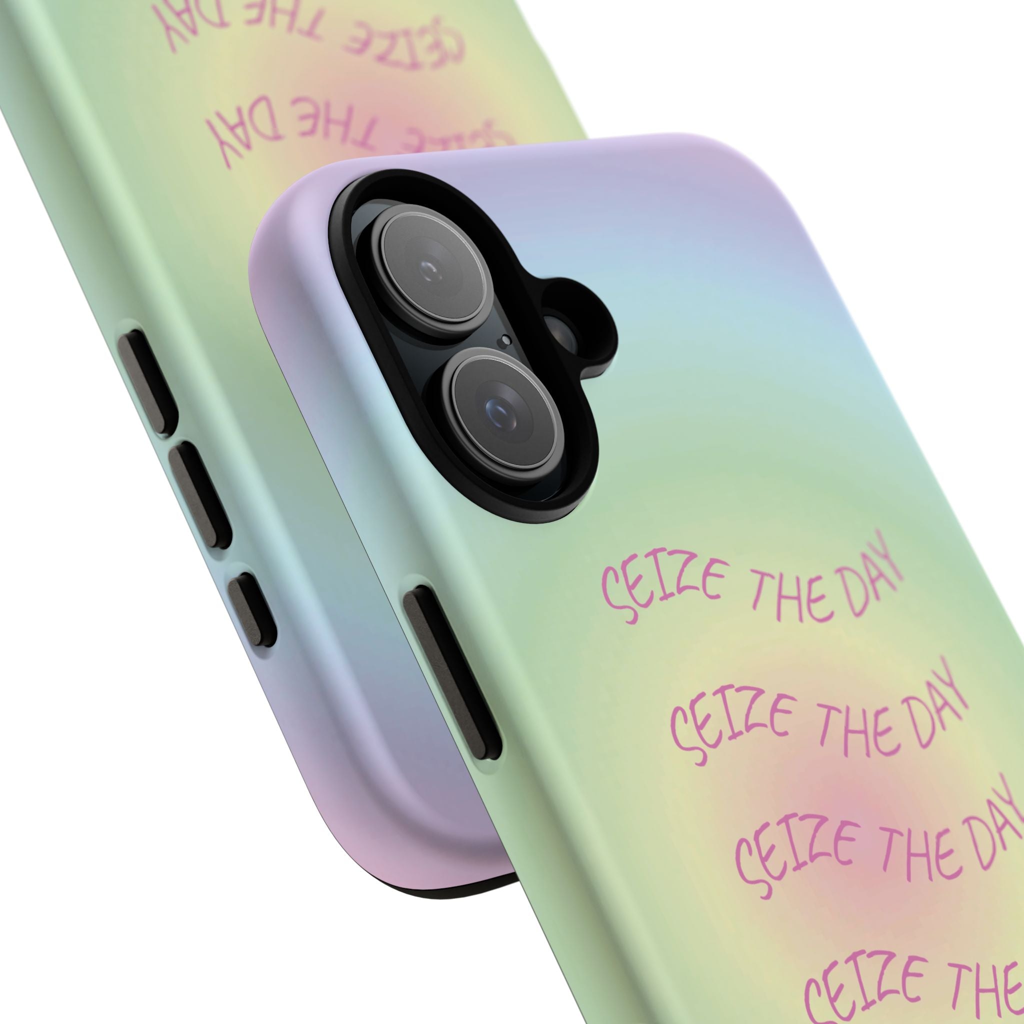 Bermuda Halo Seize The Day Pastel Gradient Tough Phone Case