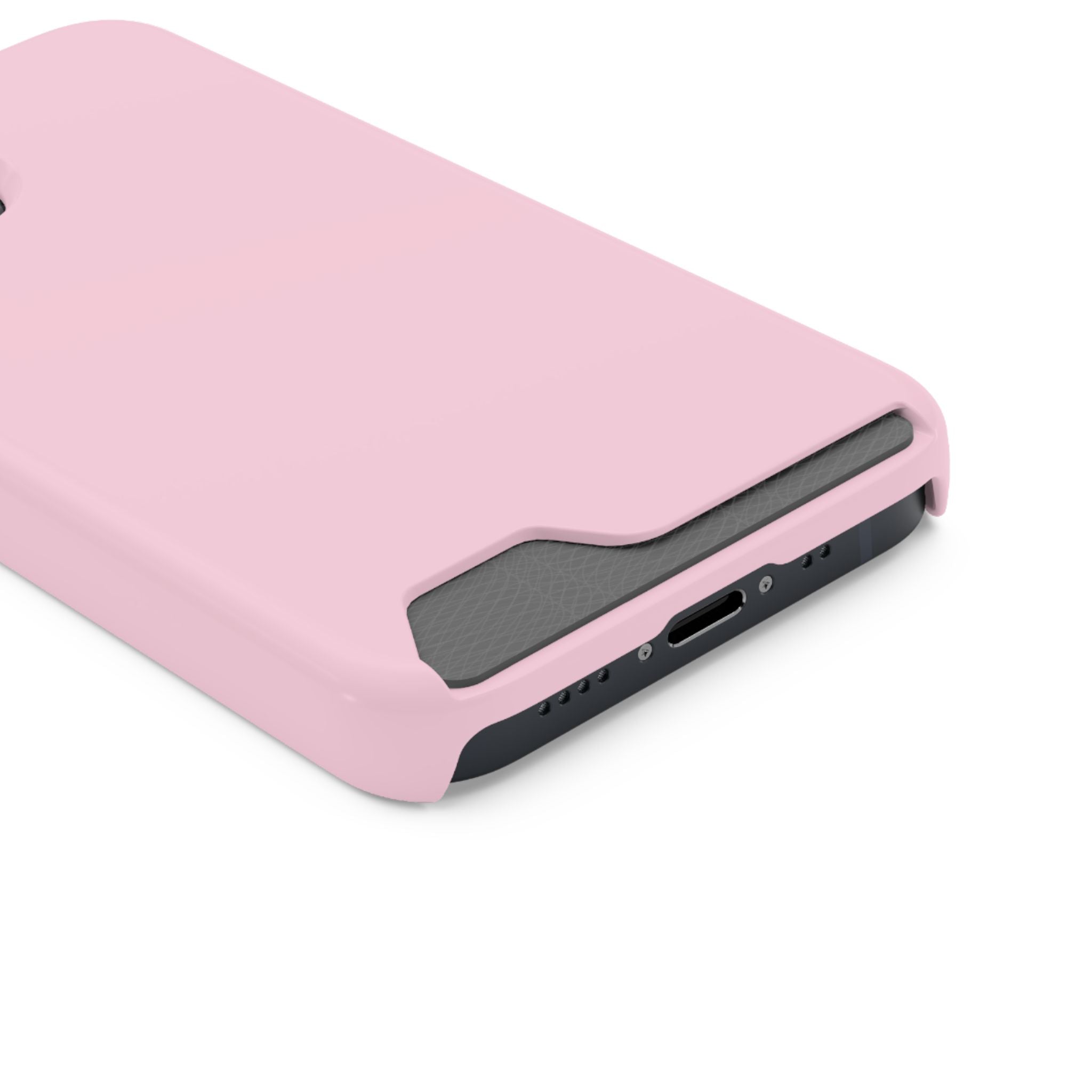 Pale Pink Card-Holder Phone Case