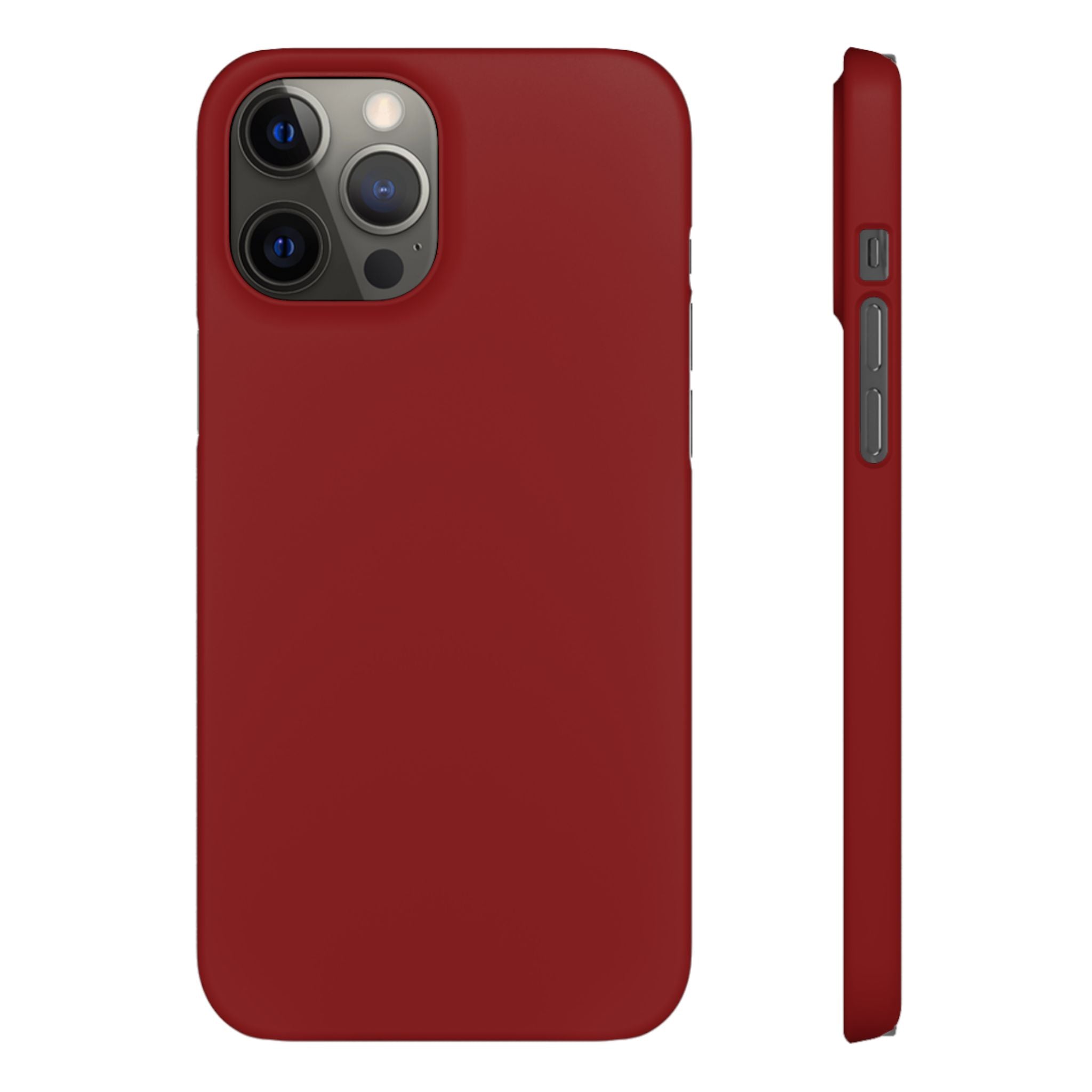 Dark Red Snap Phone Case