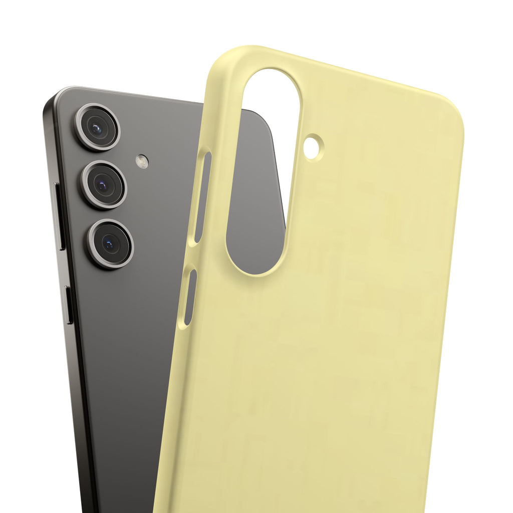 Pale Yellow Snap Phone Case
