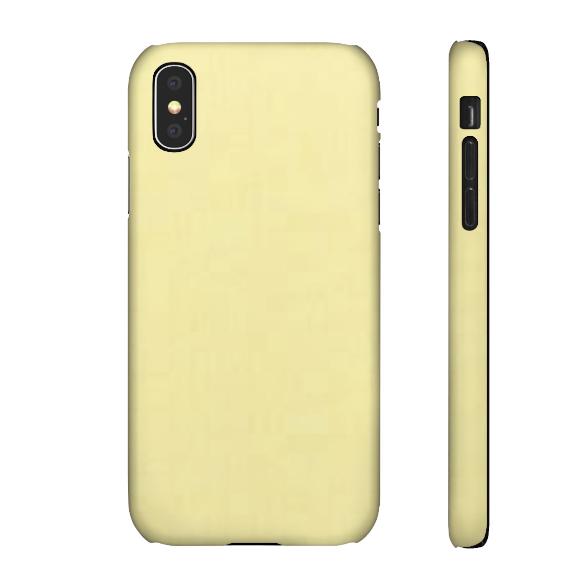 Pale Yellow Snap Phone Case