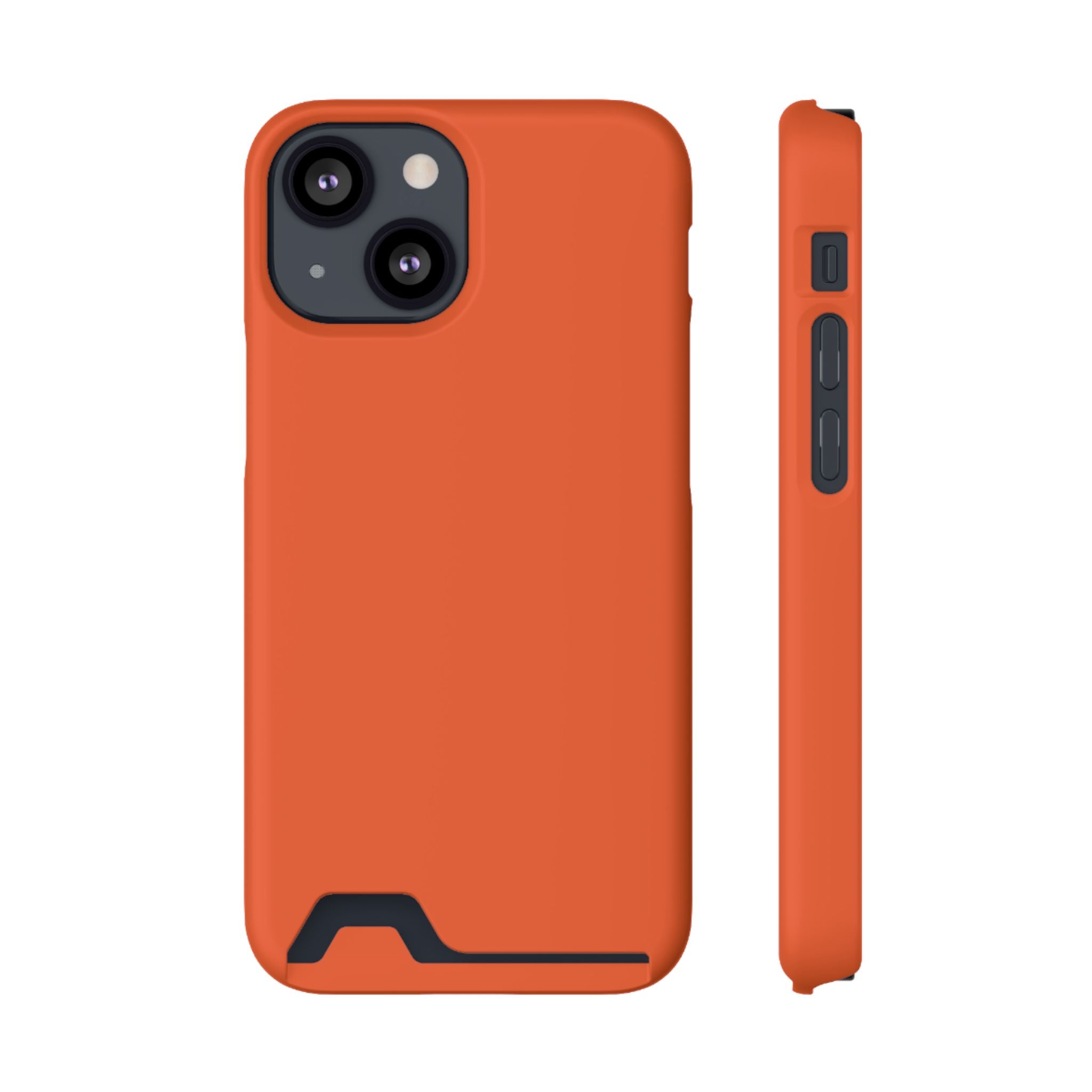 Orange Card-Holder Phone Case