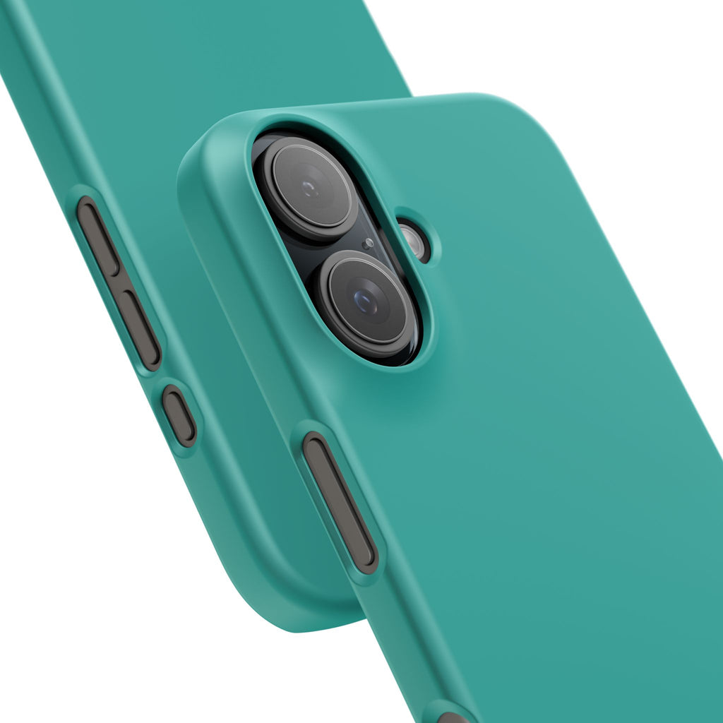 Teal Snap Phone Case