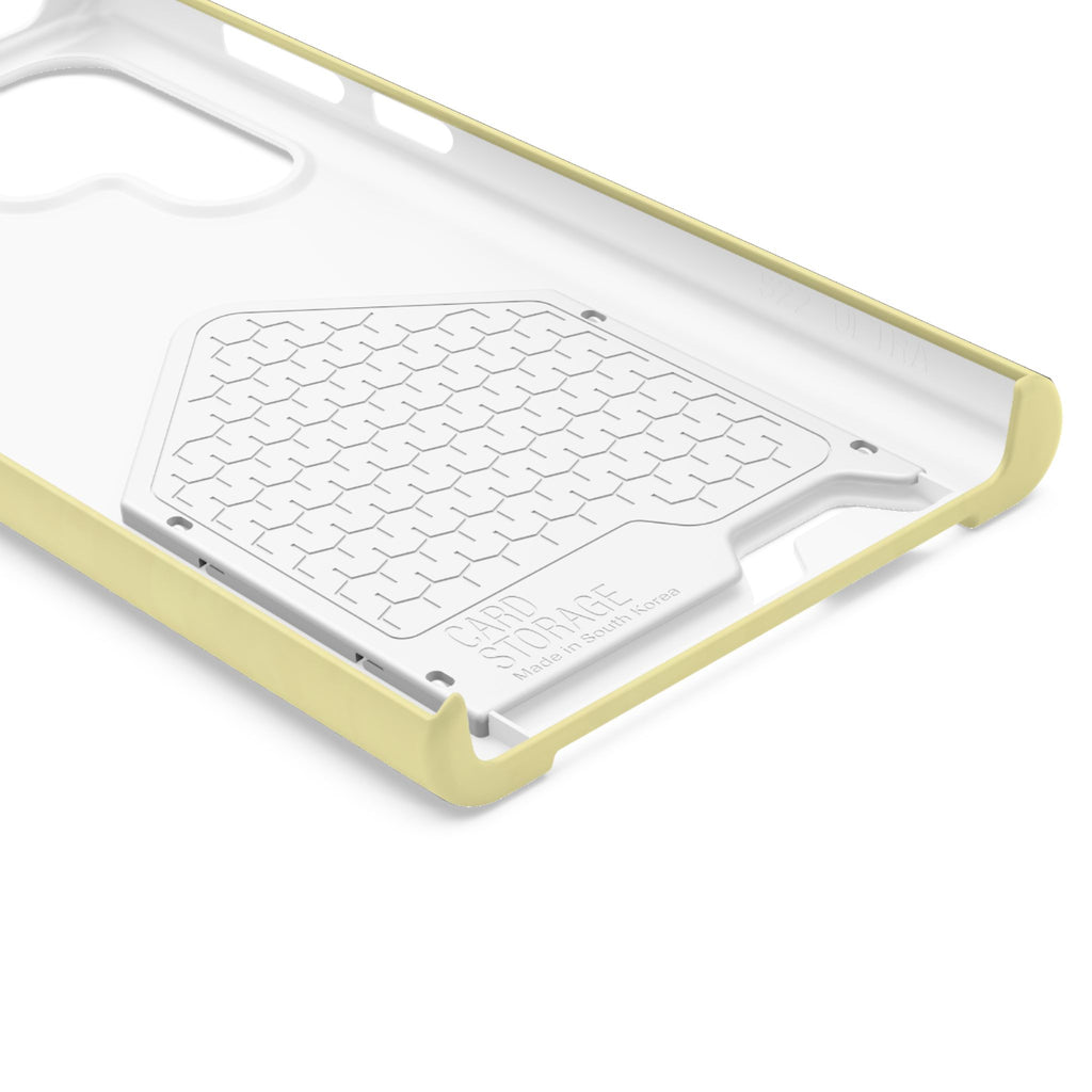 Pale Yellow Card-Holder Phone Case