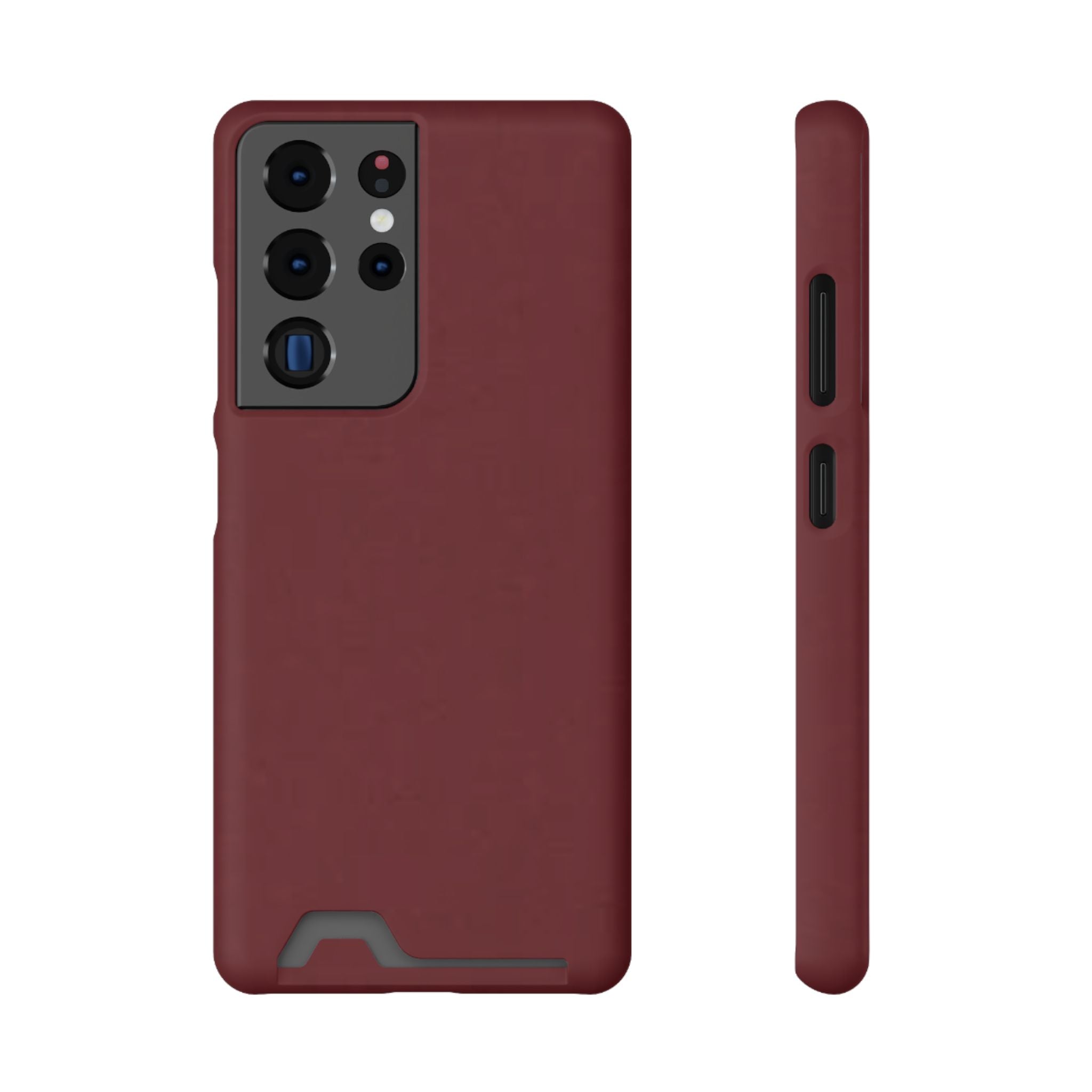 Dark Cherry Card Holder Phone Case