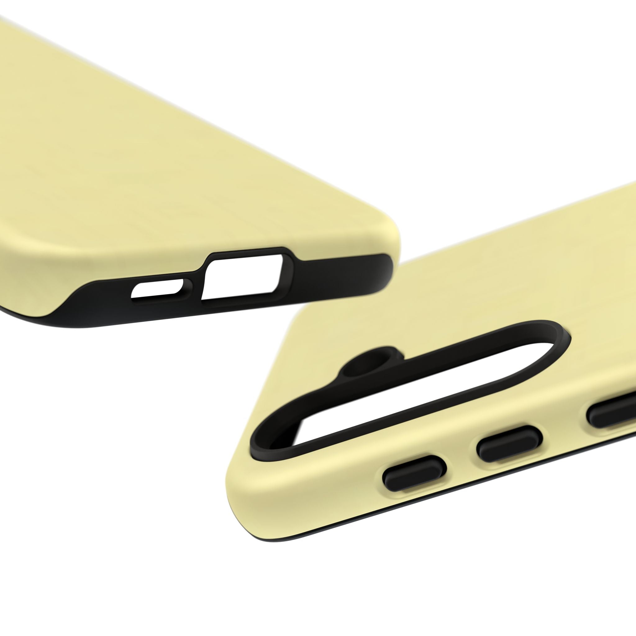 Pale Yellow Protective Phone Case