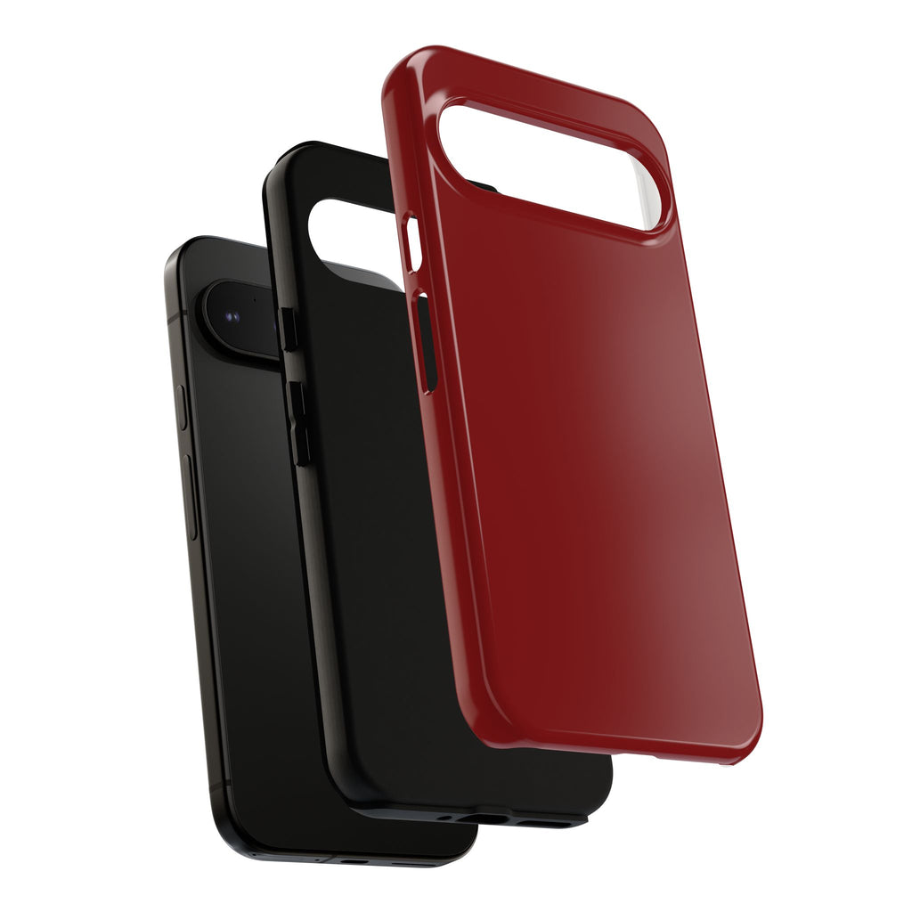 Dark Red Protective Phone Case
