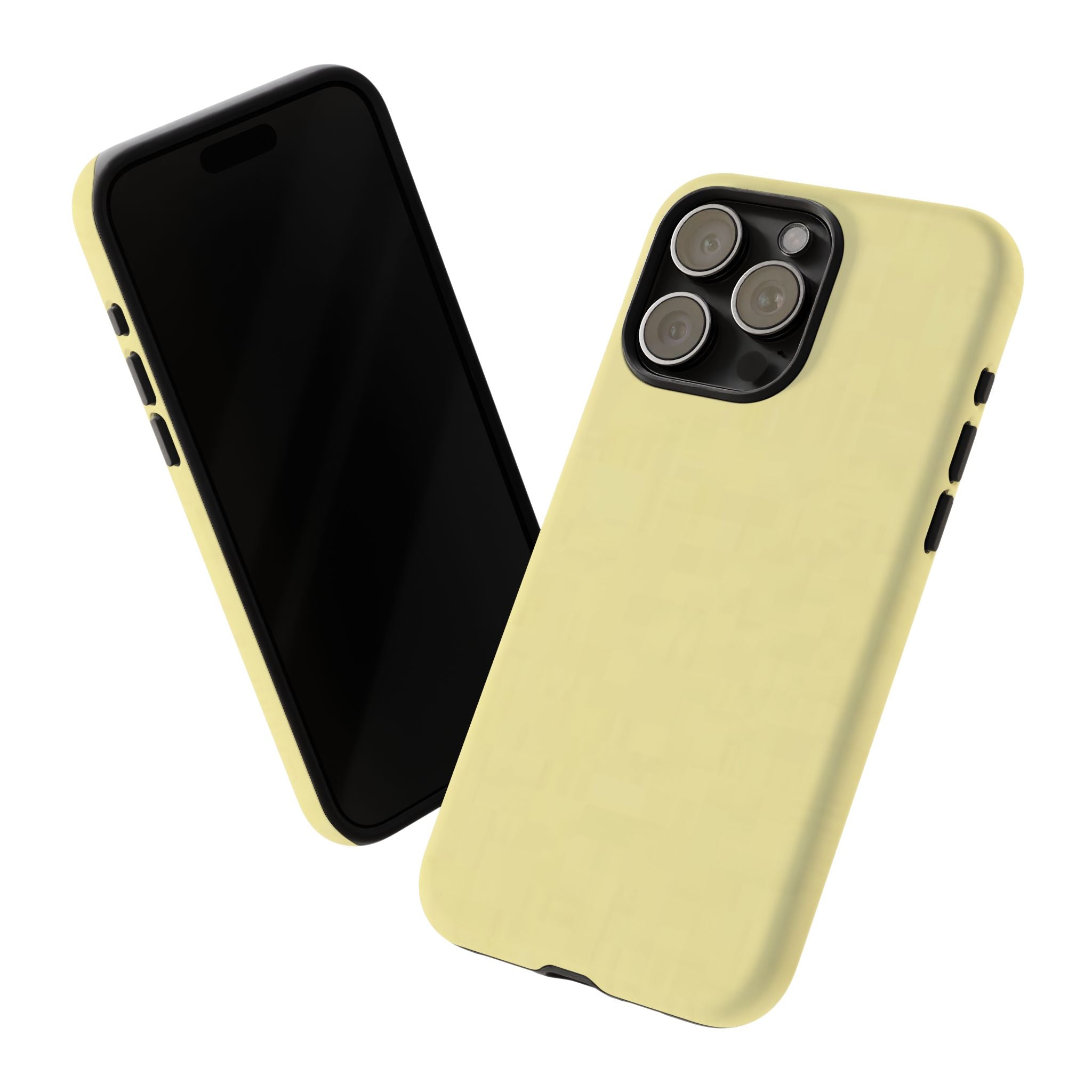 Pale Yellow Protective Phone Case