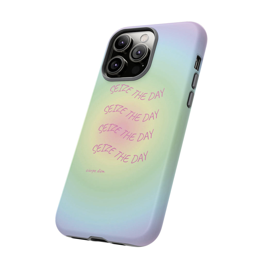 Bermuda Halo Seize The Day Pastel Gradient Tough Phone Case