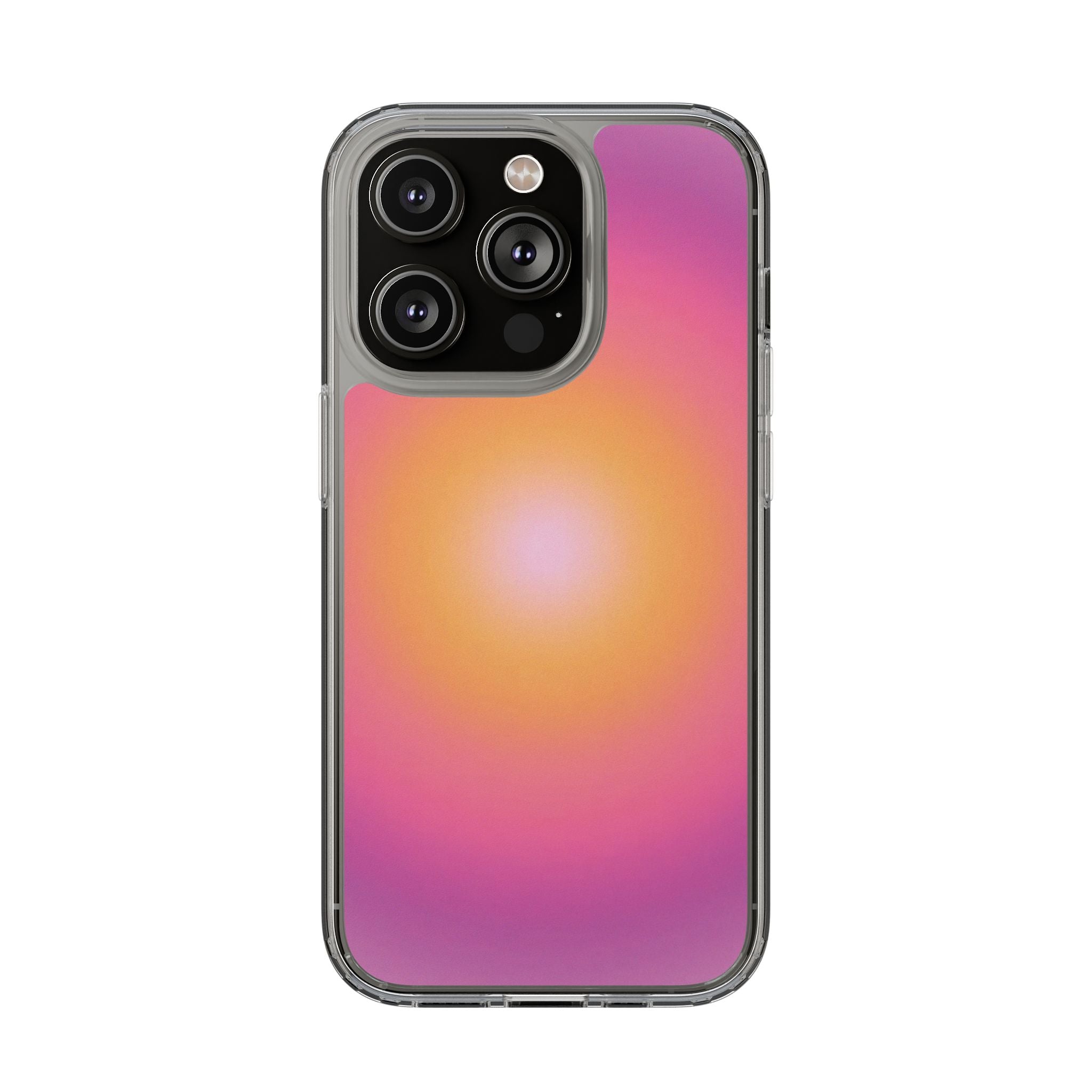 Sunset Gradient Clear Protective Cover