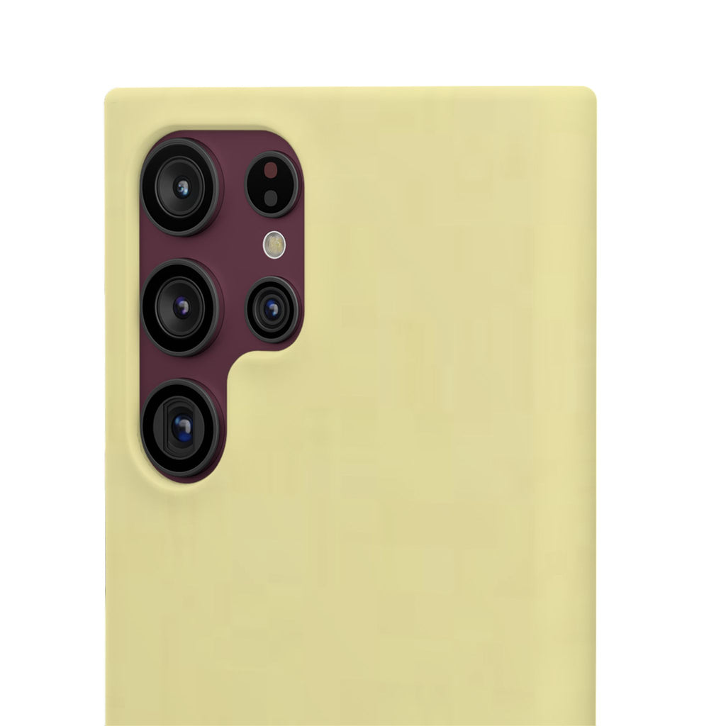 Pale Yellow Snap Phone Case