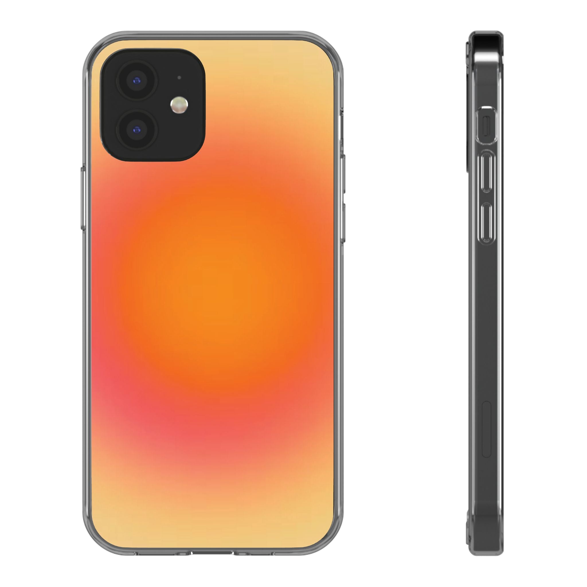 Clear Sunburst Protective Phone Case
